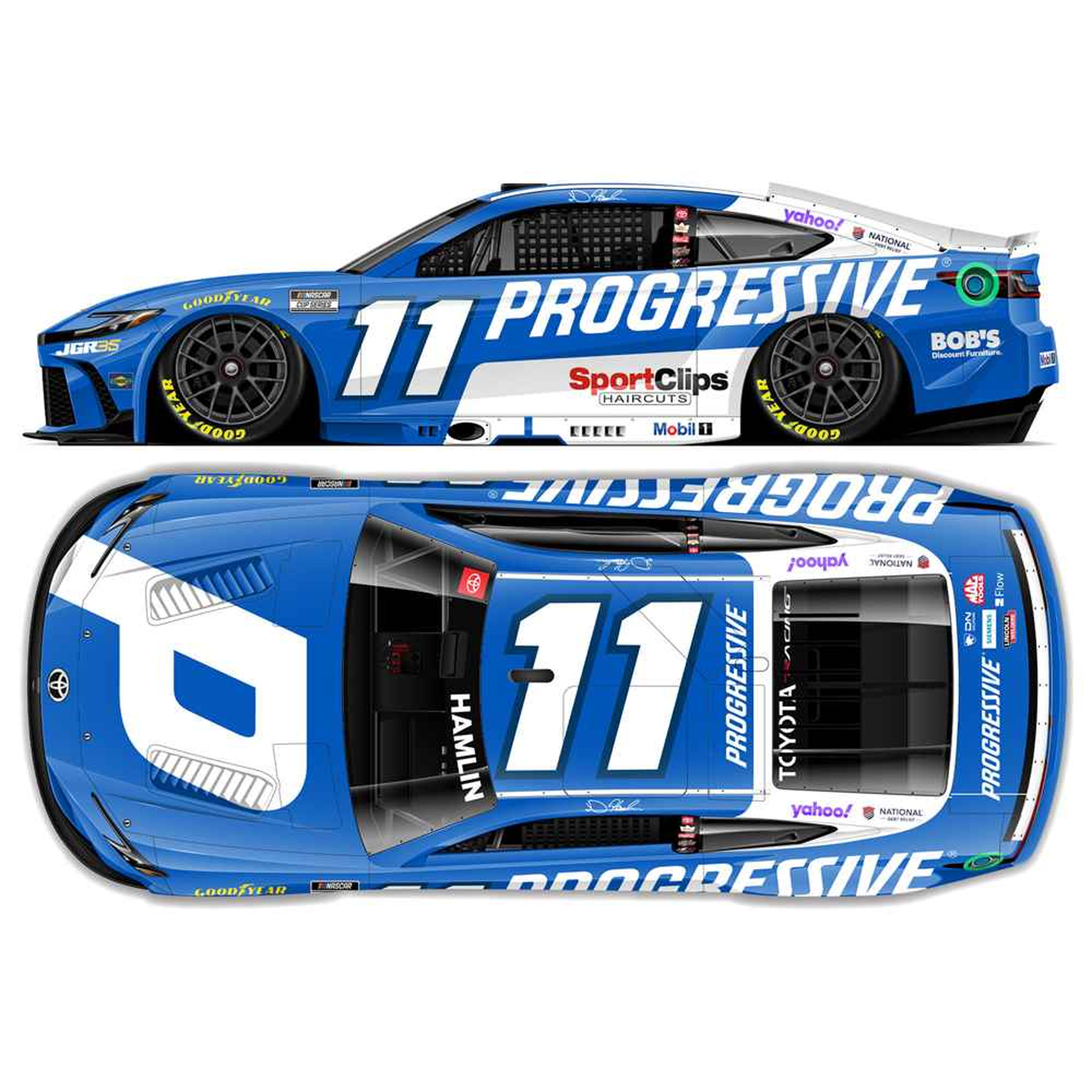 Denny Hamlin 2026 Progressive Insurance 1:64 Diecast