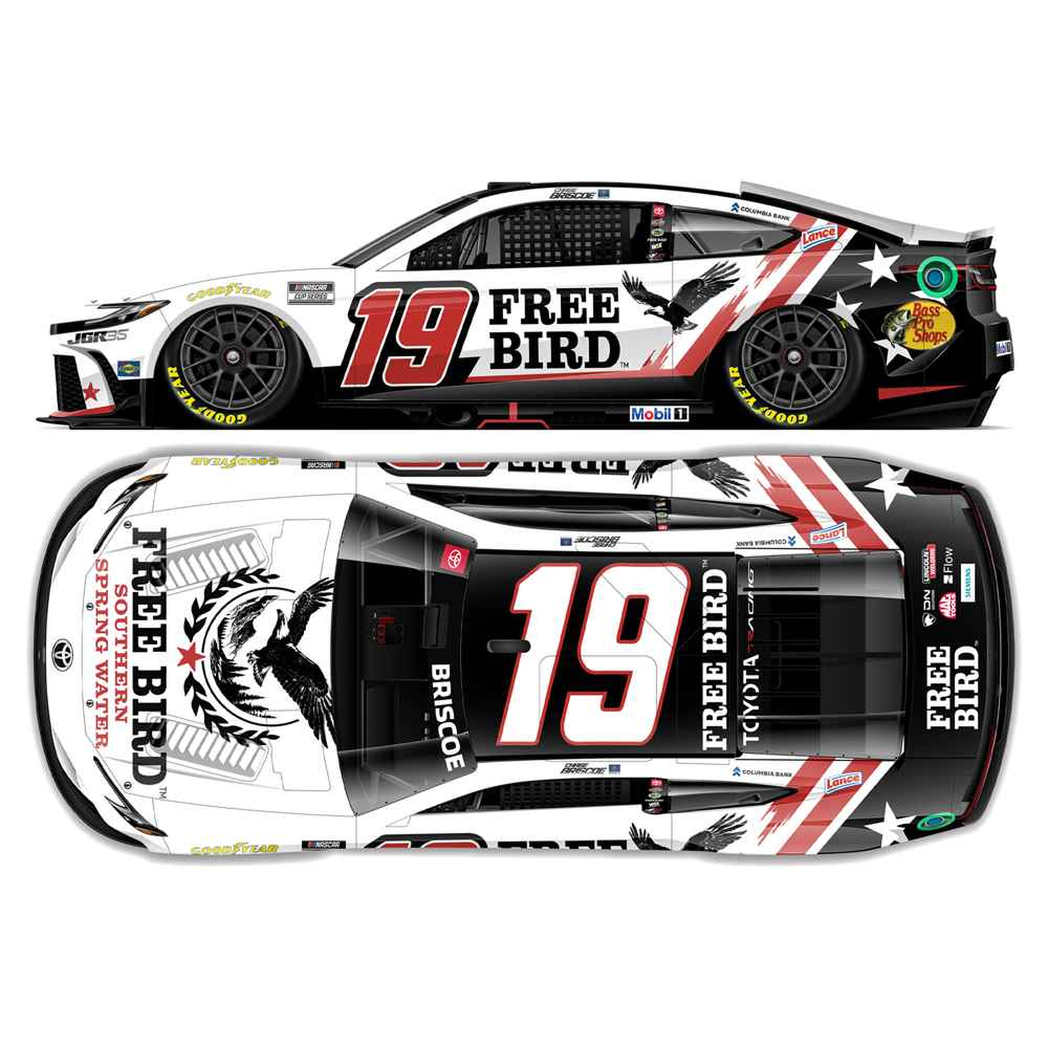 Chase Briscoe 2026 Free Bird 1:24 Diecast
