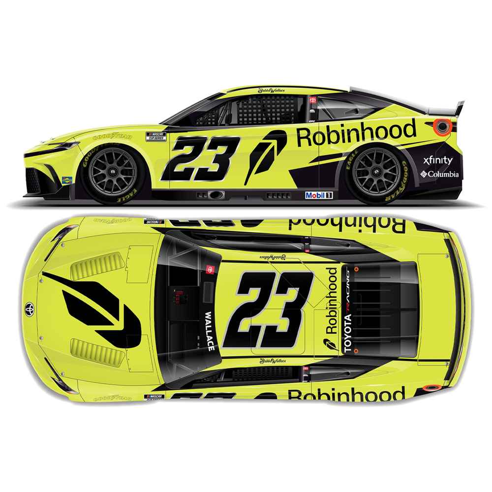 Bubba Wallace 2026 Robinhood 1:64 Diecast