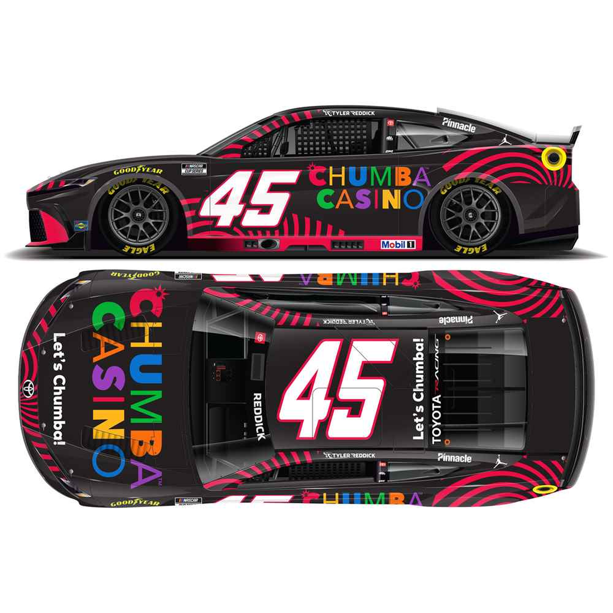 Tyler Reddick 2026 Chumba Casino 1:64 Diecast