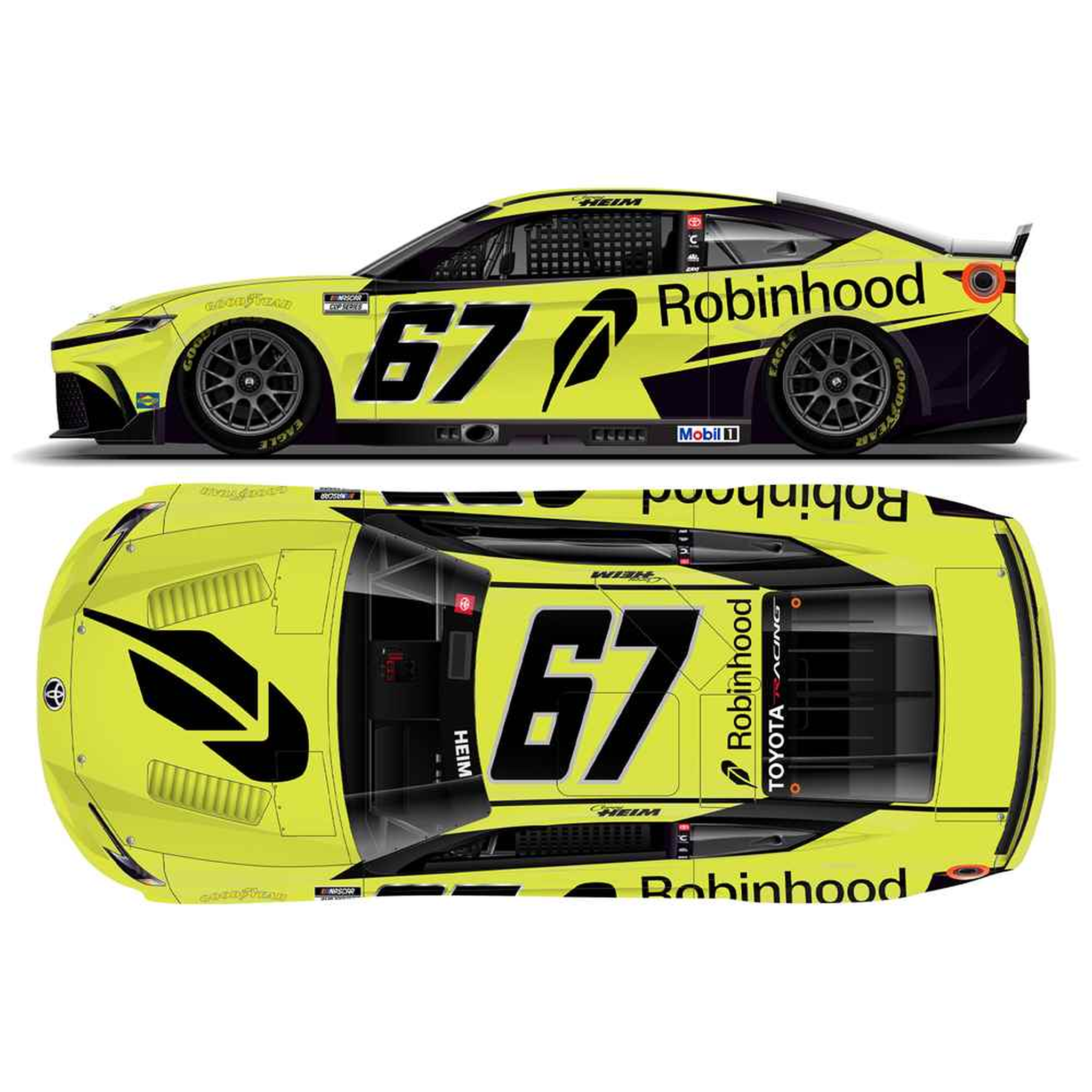 Corey Heim 2026 Robinhood 1:64 Diecast
