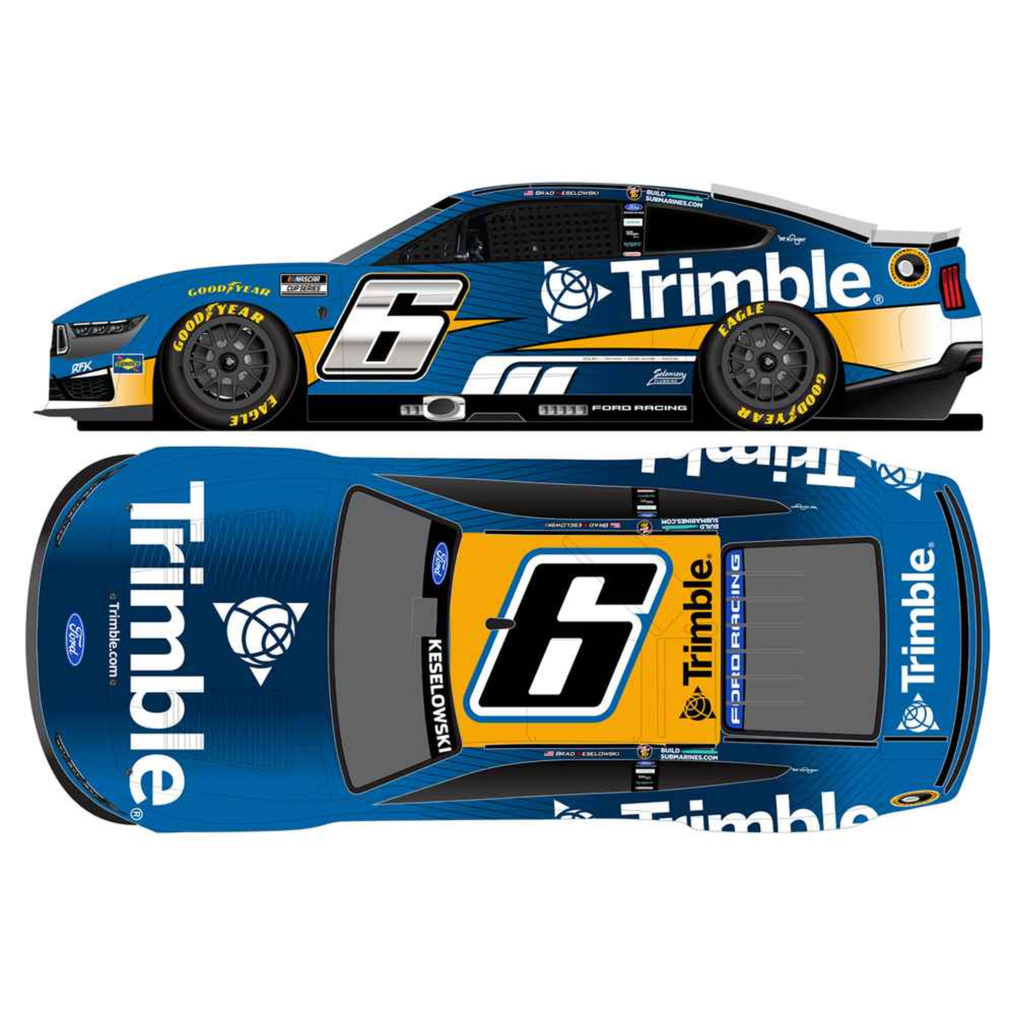 Brad Keselowski 2026 Trimble 1:64 Diecast