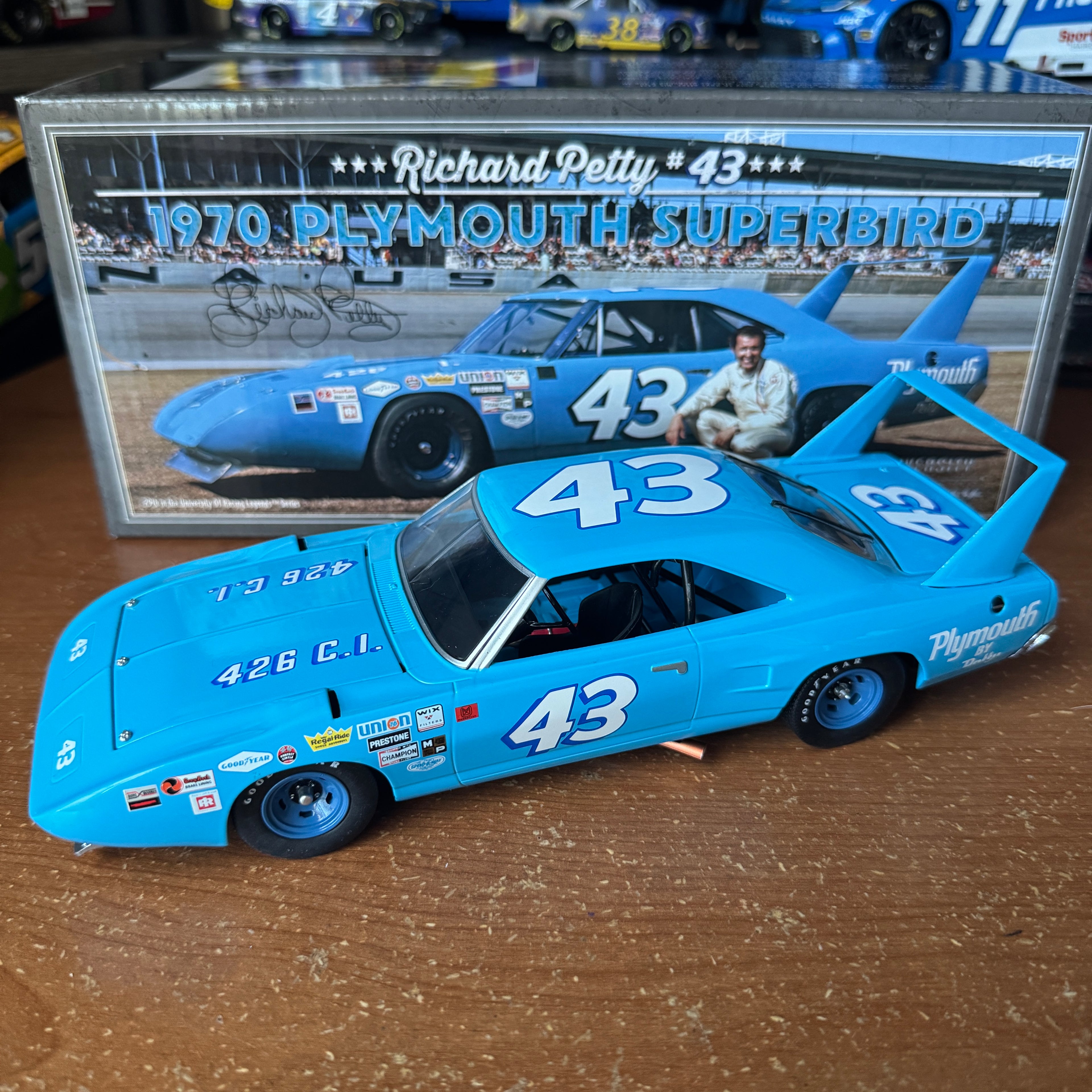 Richard Petty 1970 Plymouth Superbird University of Racing 1:24 Nascar Diecast