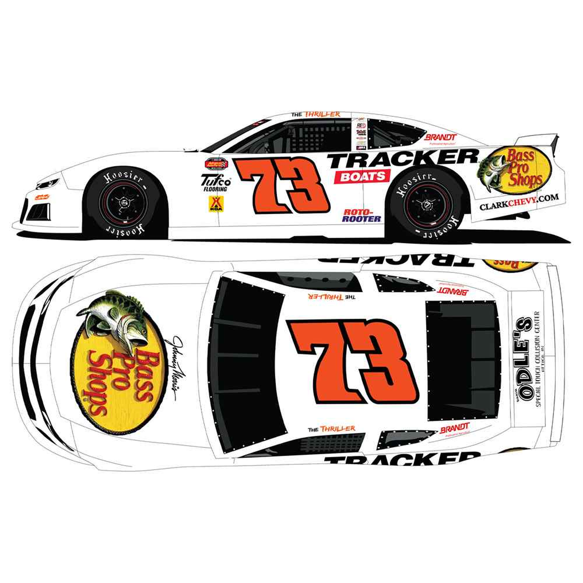 Wyatt Miller 2026 Bass Pro Shops Late Model 1:24 Diecast