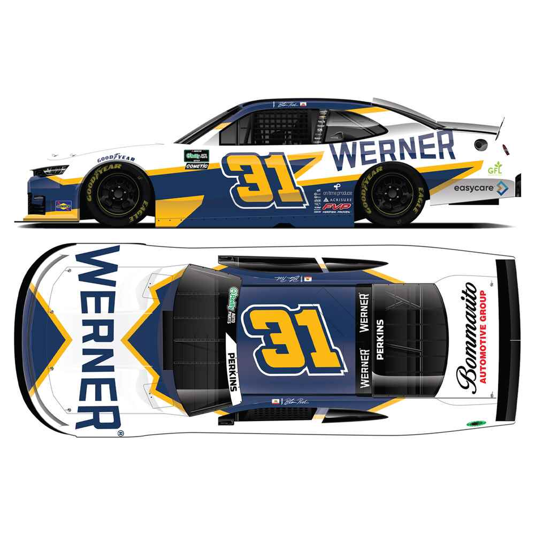 Blaine Perkins 2026 Werner 1:64 Diecast