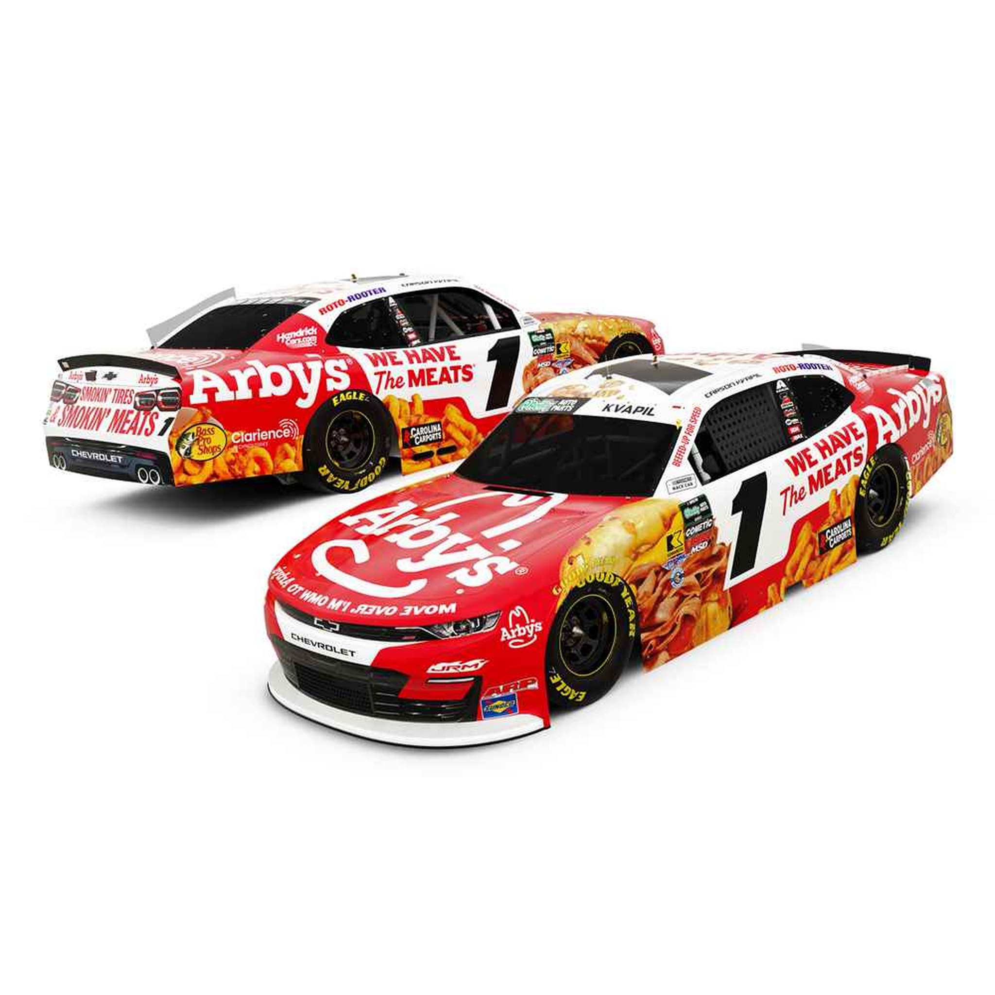 Carson Kvapil 2026 Arby's 1:64 Diecast