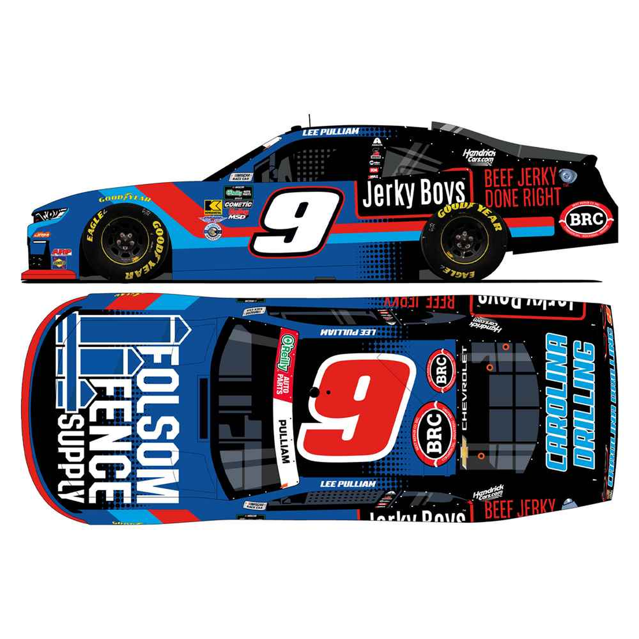 Lee Pulliam 2026 Folsom Fence Supply 1:64 Diecast