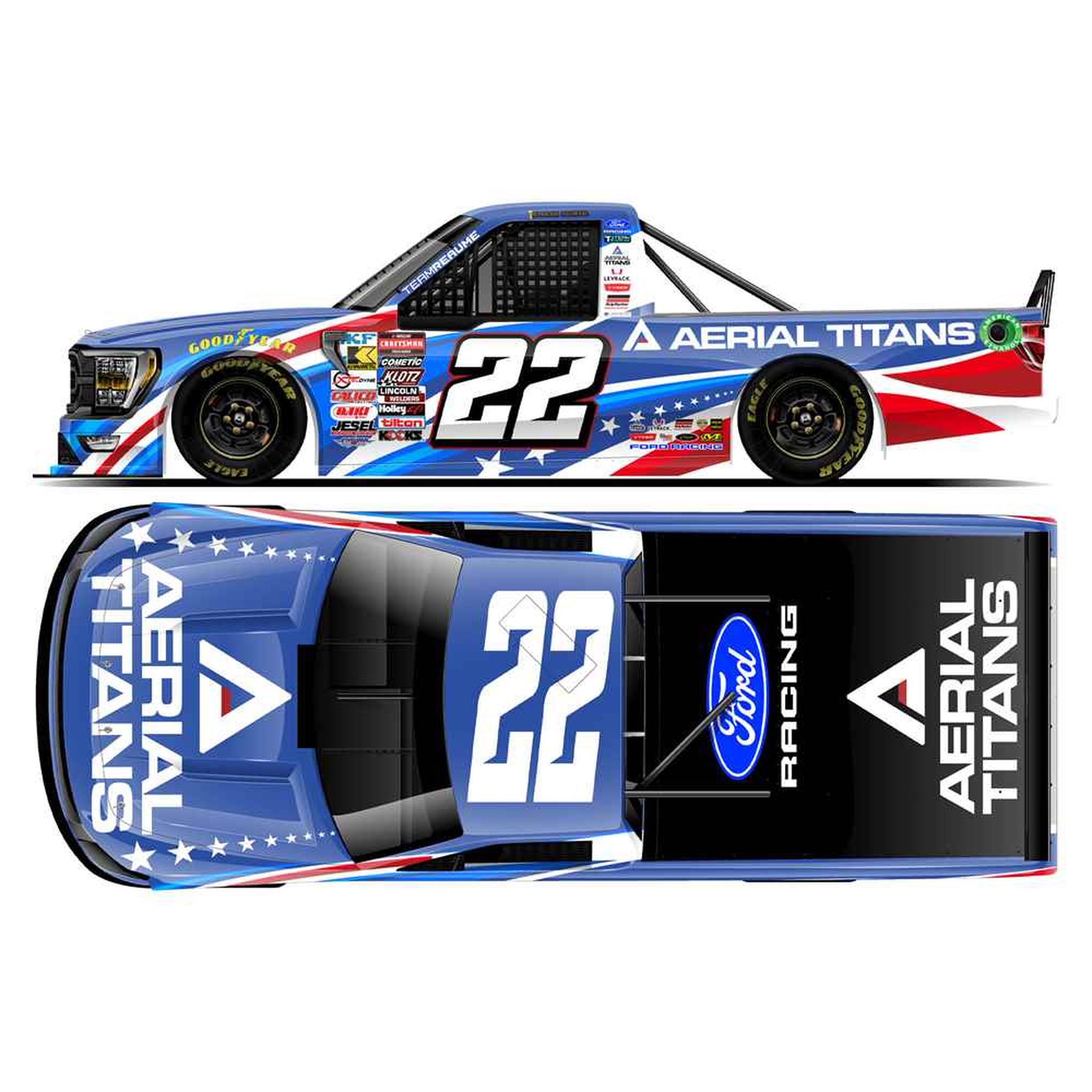 Josh Reaume 2026 Aerial Titans 1:64 Diecast