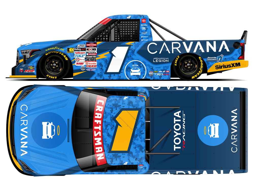 Jimmie Johnson 2026 Carvana Truck 1:24 Diecast