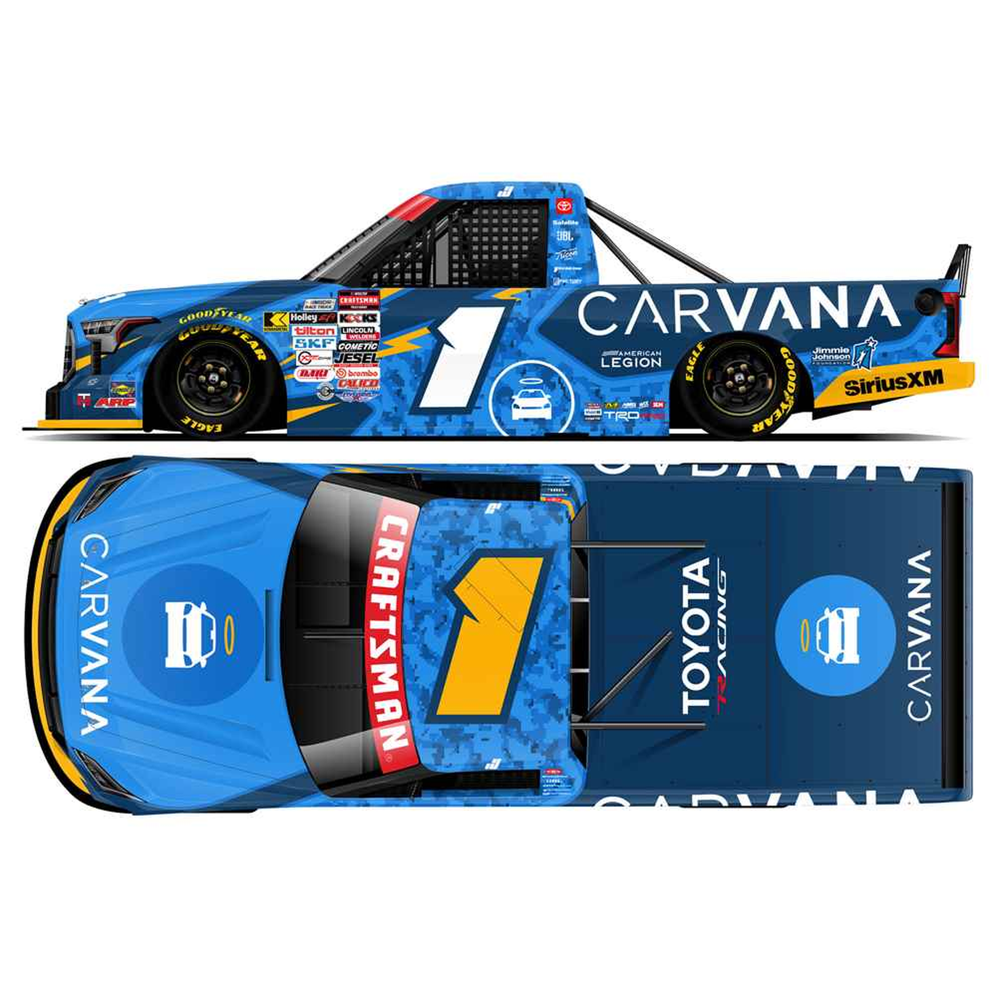 Jimmie Johnson 2026 Carvana Truck 1:24 Diecast