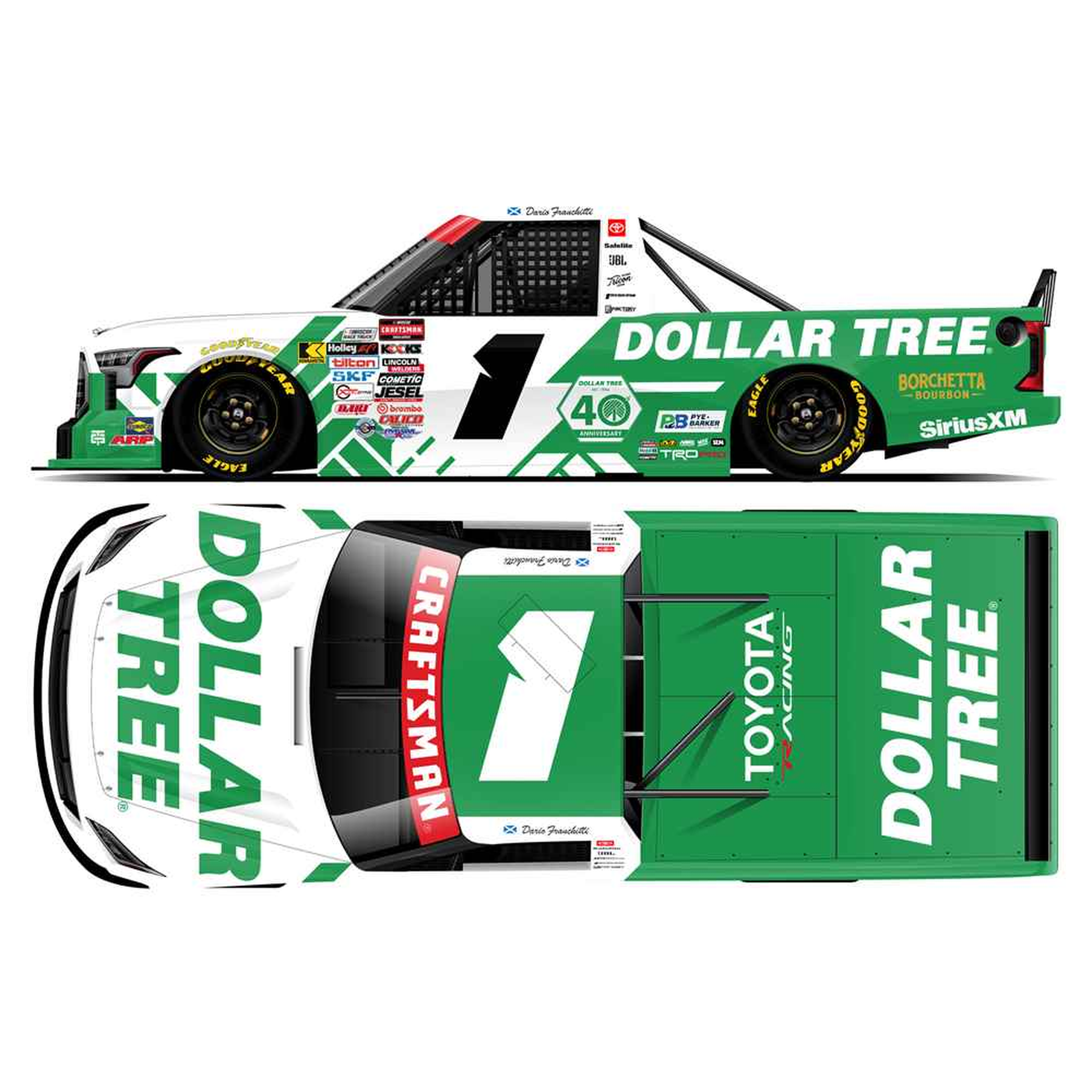 Dario Franchitti 2026 Dollar Tree 1:64 Diecast