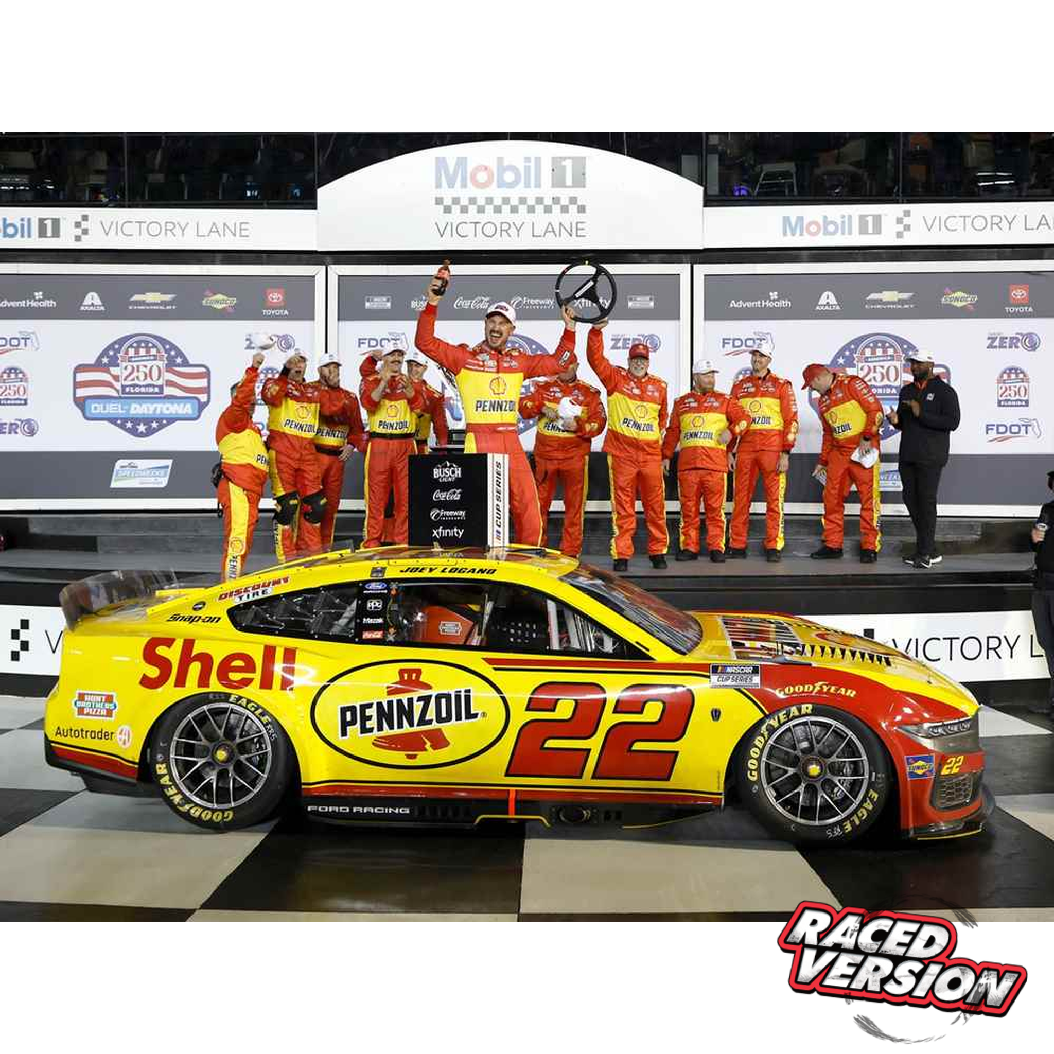 Joey Logano 2026 Shell-Pennzoil Daytona International Speedway Race Win 1:64 Diecast