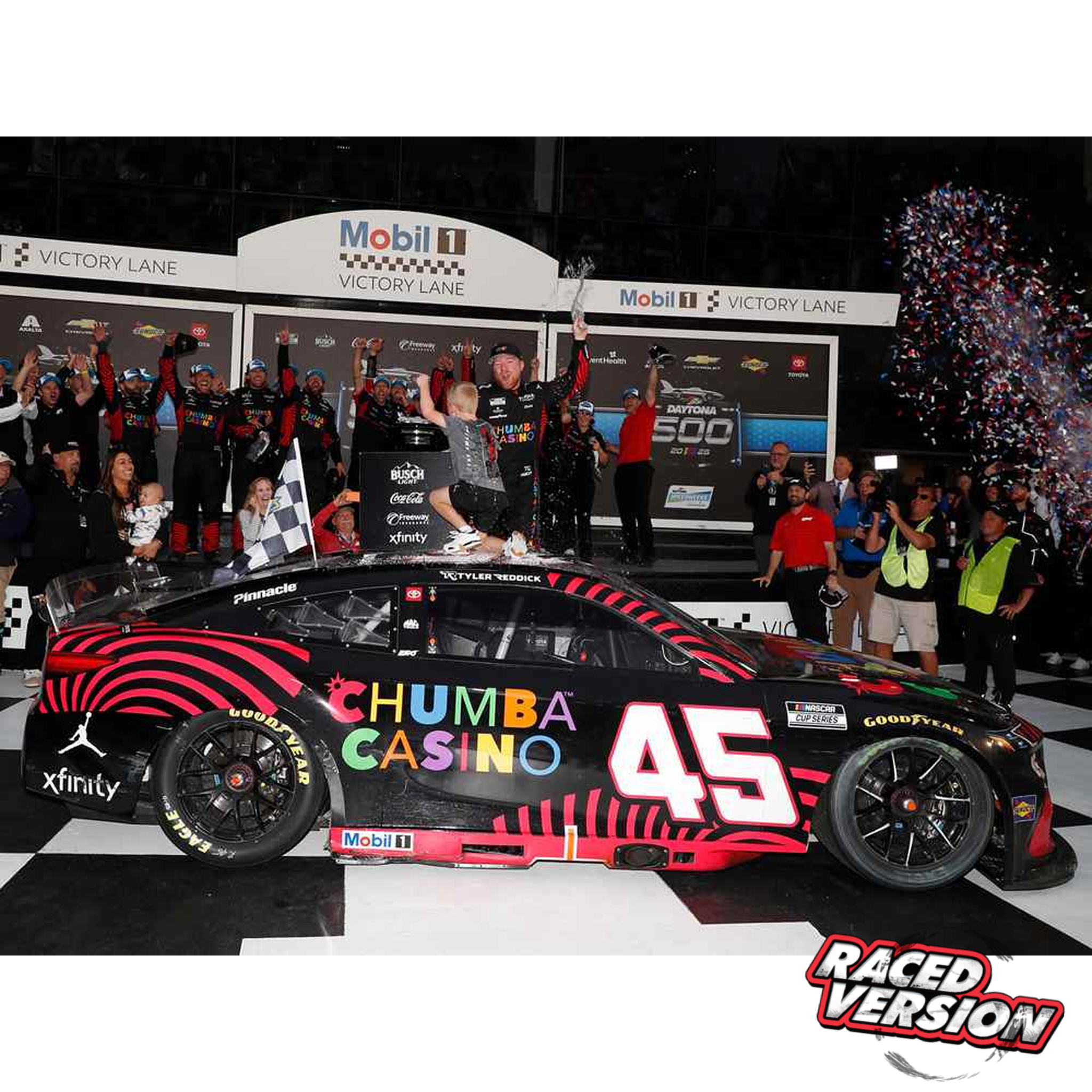 Tyler Reddick 2026 Chumba Casino Daytona International Speedway Daytona 500 Win 1:64 Diecast