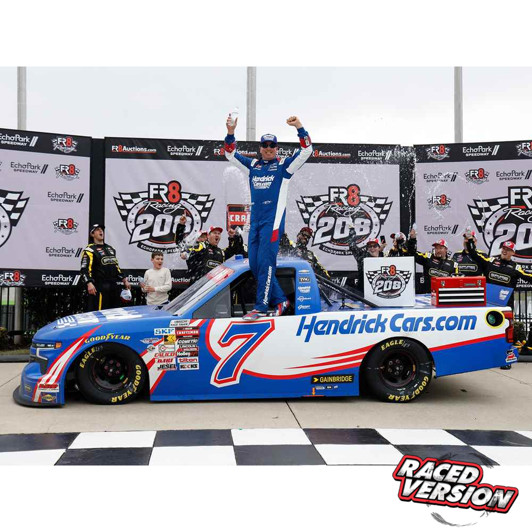 Kyle Busch 2026 HendrickCars.com EchoPark Speedway Race Win 1:64 Diecast