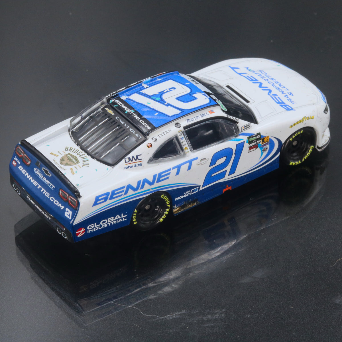 Austin Hill 2026 Bennett Transportation & Logistics Daytona International Speedway Race Win 1:64 Diecast