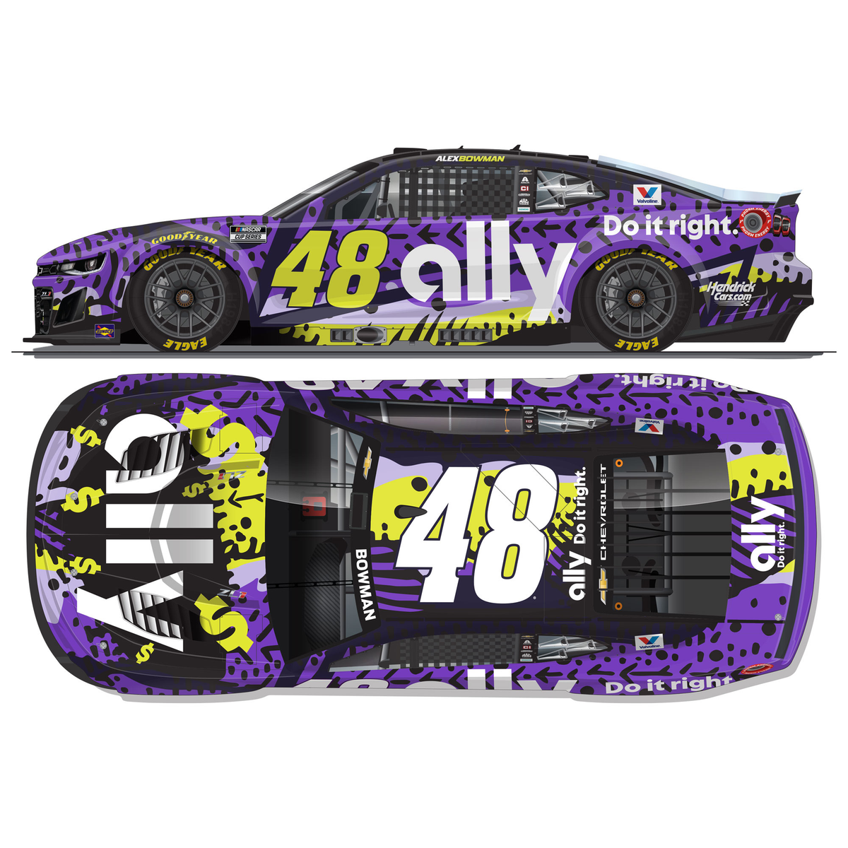 Alex Bowman 2026 Ally Fan Vote 1:64 Diecast