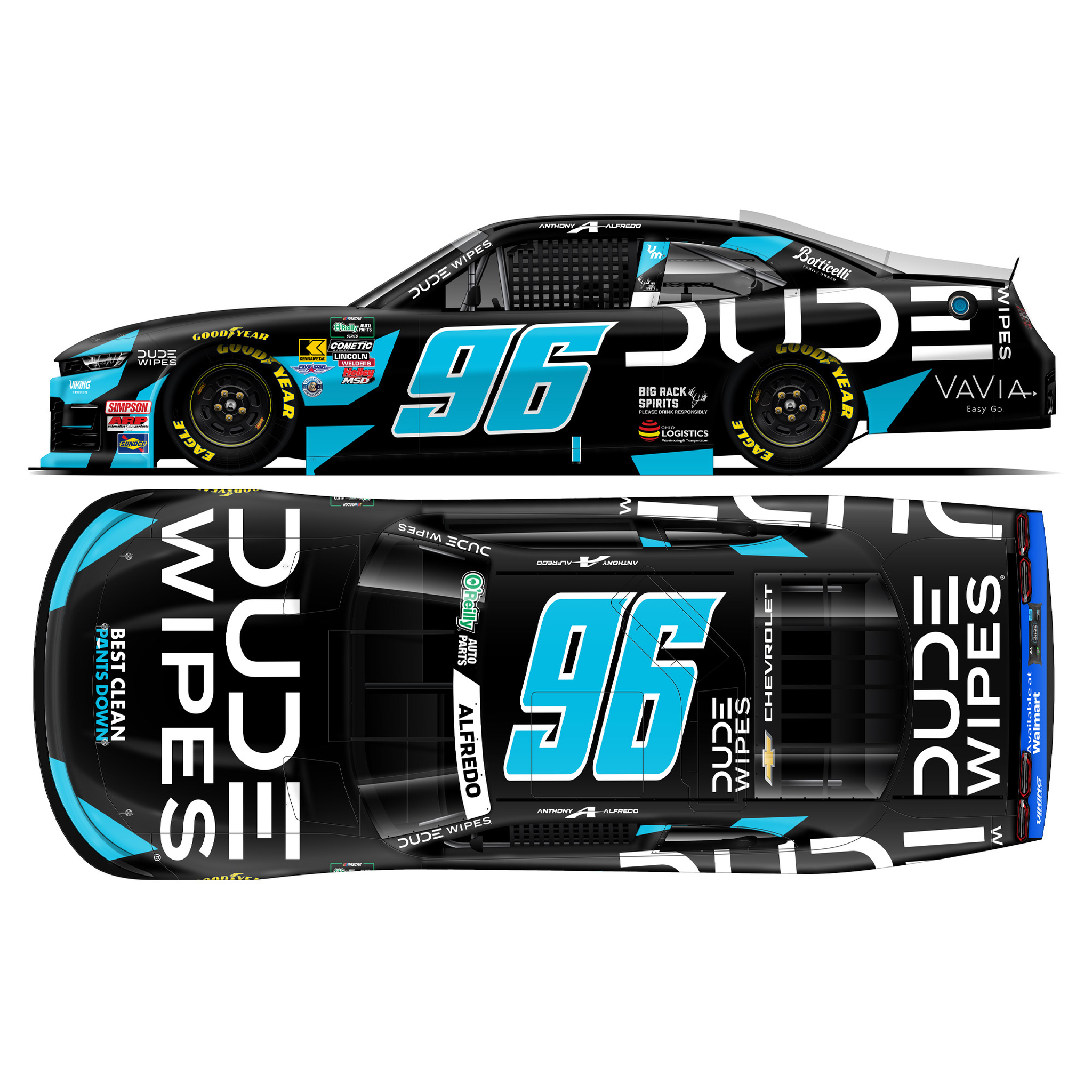Anthony Alfredo 2026 Dude Wipes 1:24 Diecast
