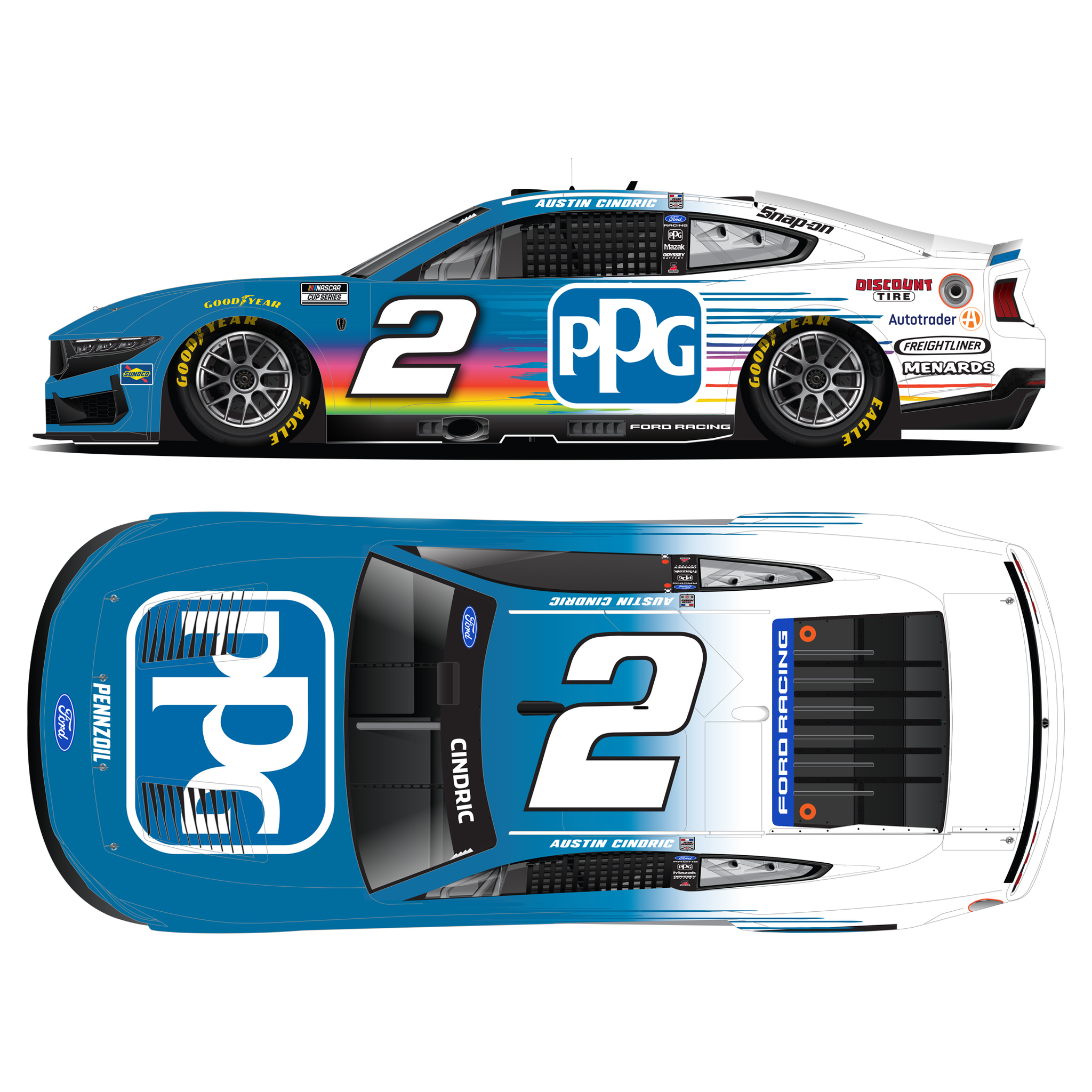 Austin Cindric 2026 PPG 1:24 Diecast