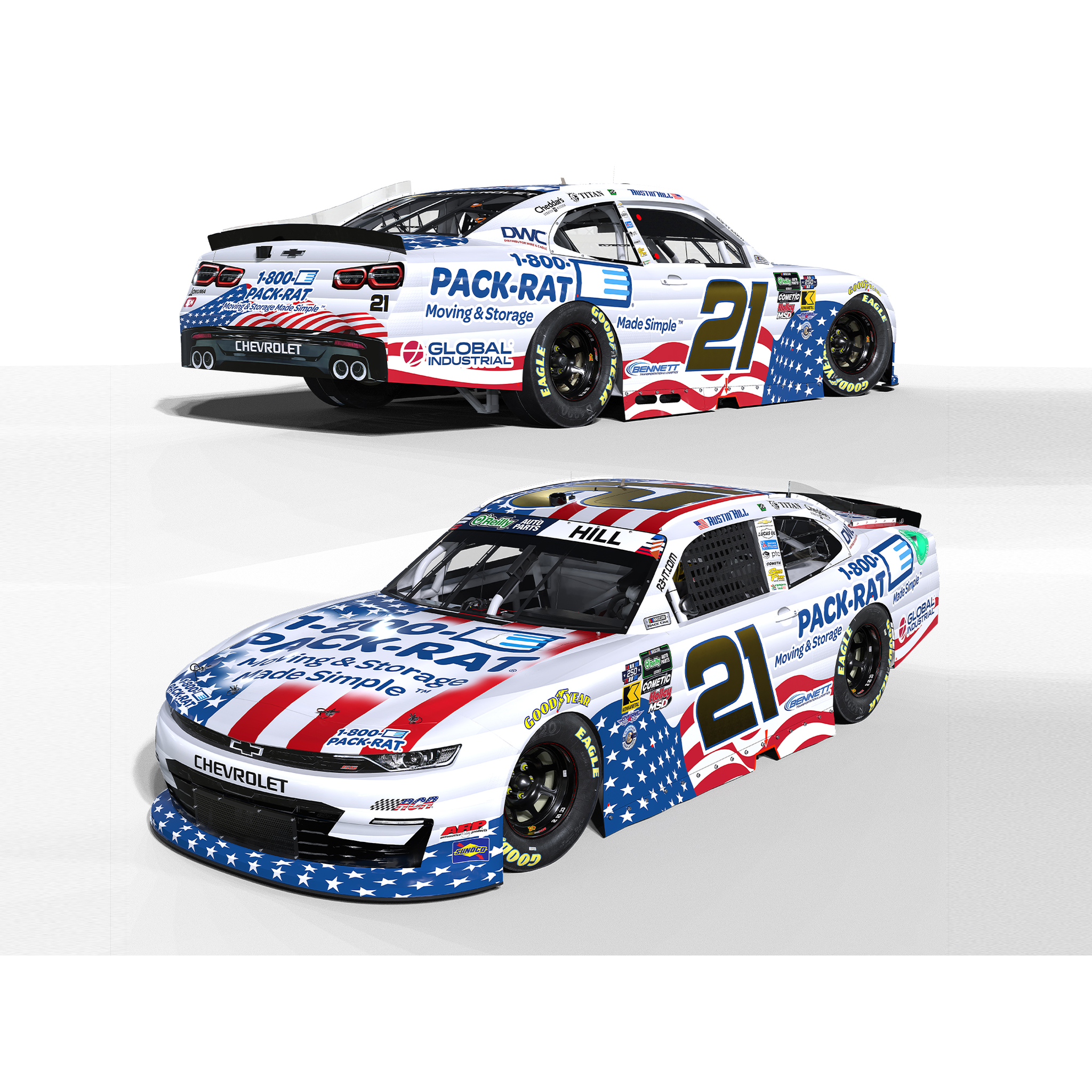 Austin Hill 2026 N0. 21 Pack-rat Moving & Storage 1:64 Diecast
