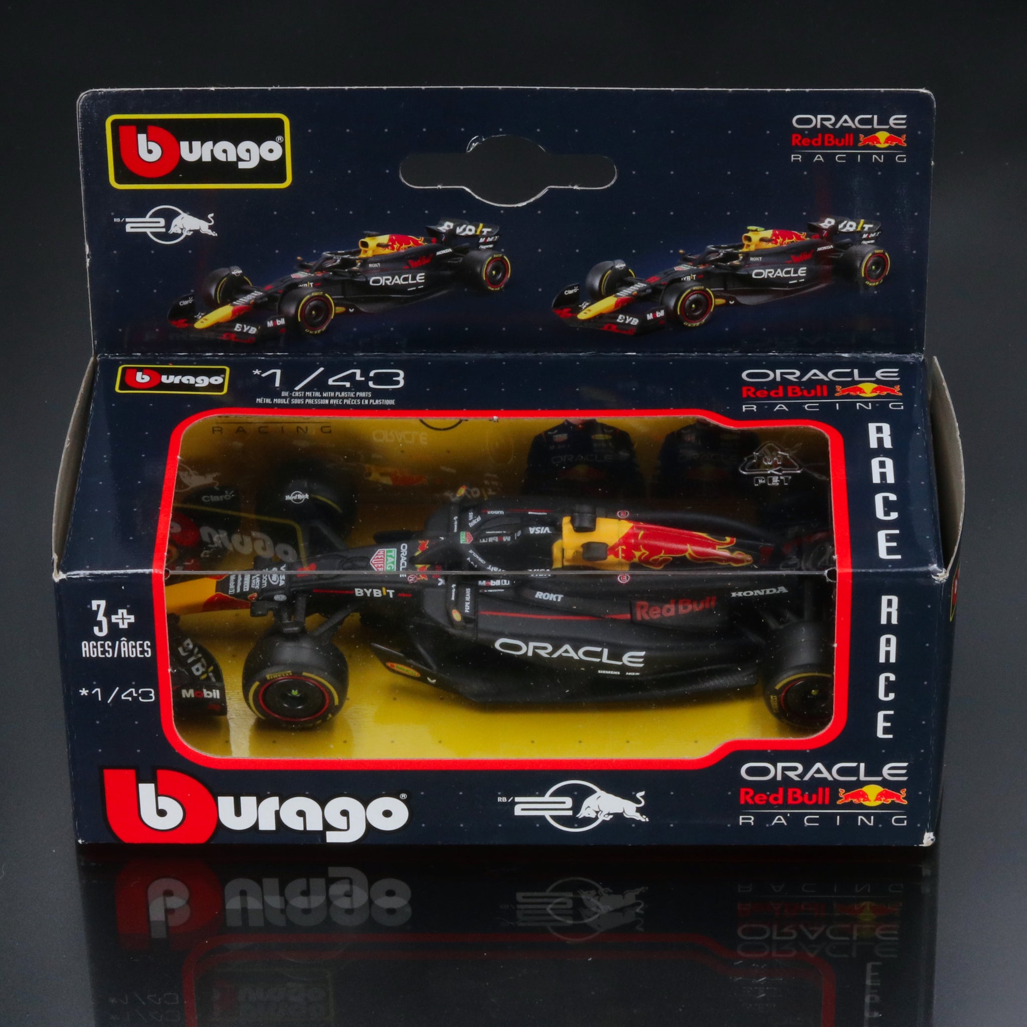 Max Verstappen 2024 Oracle Red Bull Racing Honda RB20 Formula 1 Champion 1:43 Bburago Diecast