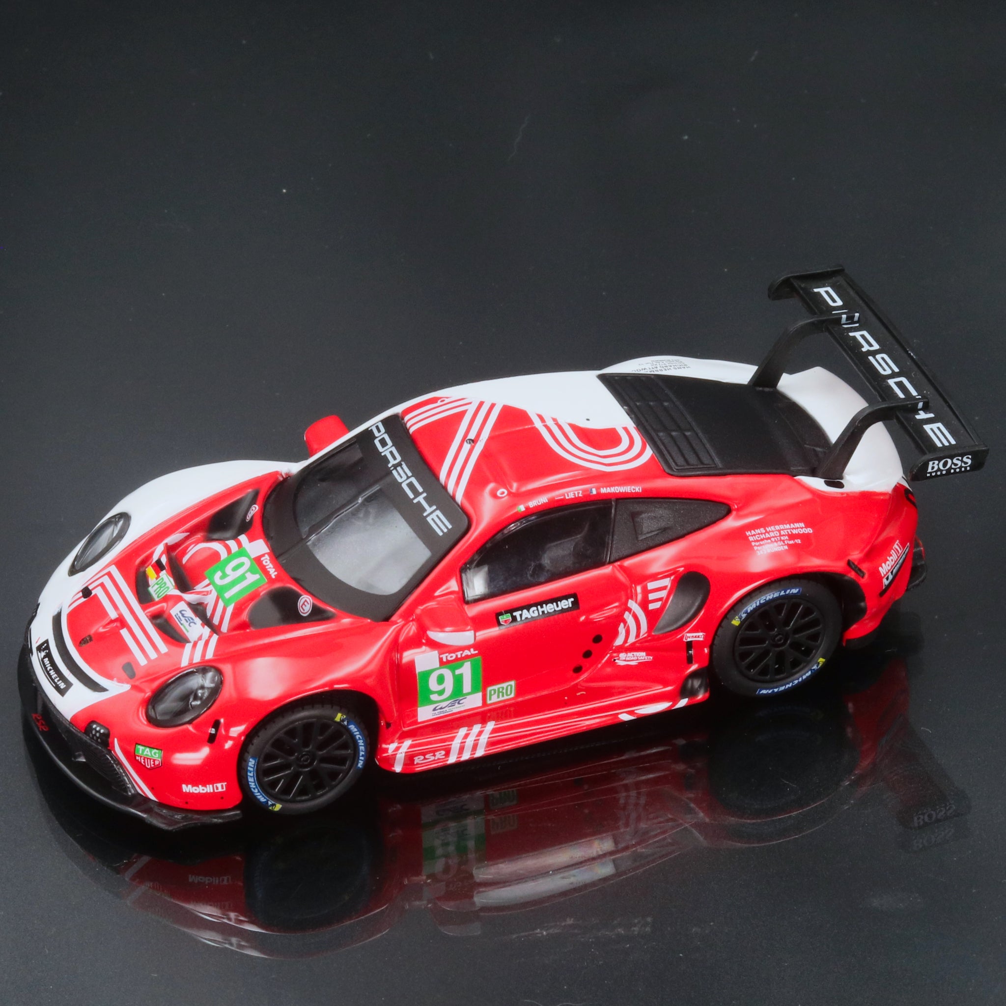 Porsche 911 RSR 2020 Le Mans Coupe #91 Race Car 1:43 Diecast