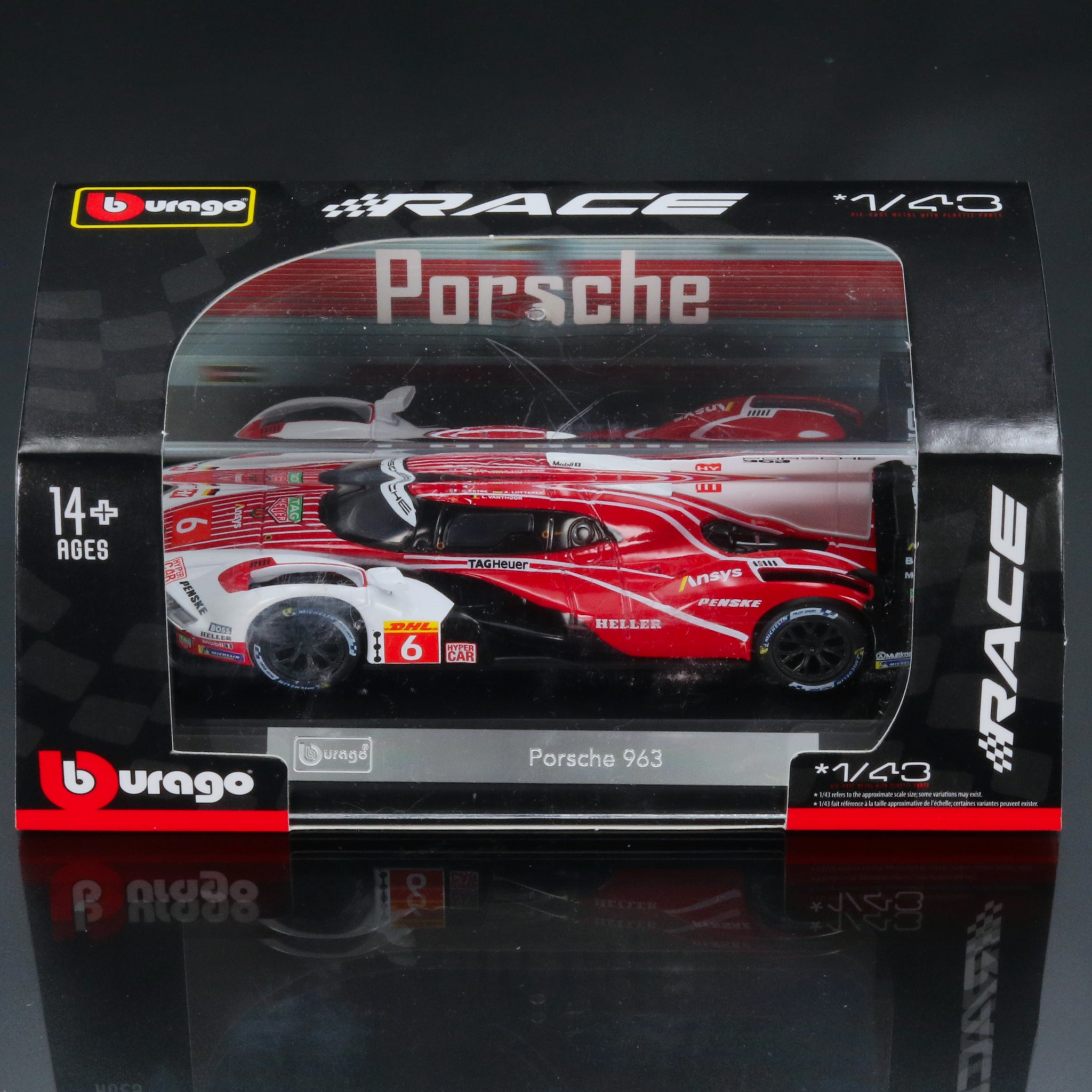 Porsche 963 2024 Porsche Penske Motorsport #6 FIA World Endurance Championship Drivers' Winner 1:43 Diecast