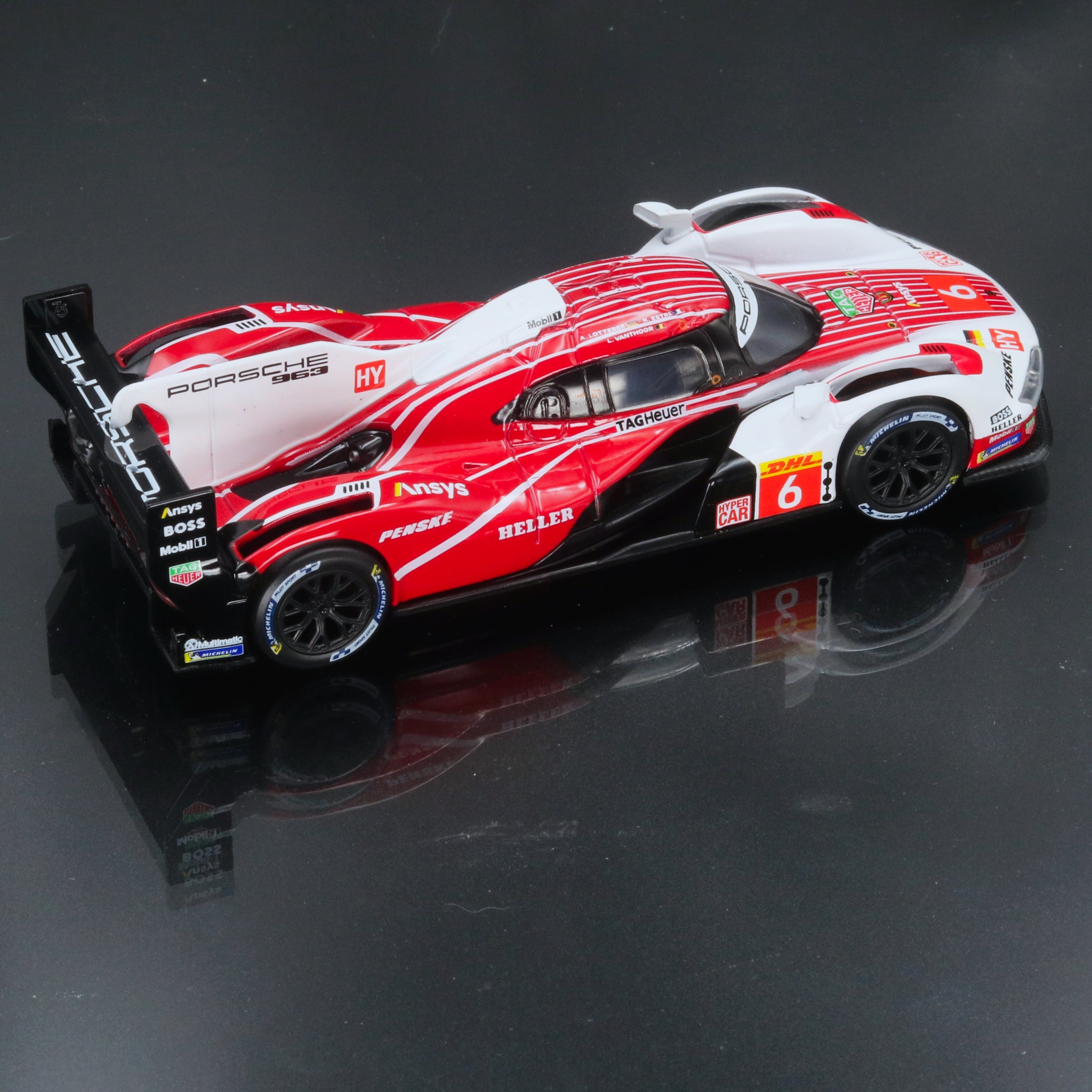 Porsche 963 2024 Porsche Penske Motorsport #6 FIA World Endurance Championship Drivers' Winner 1:43 Diecast