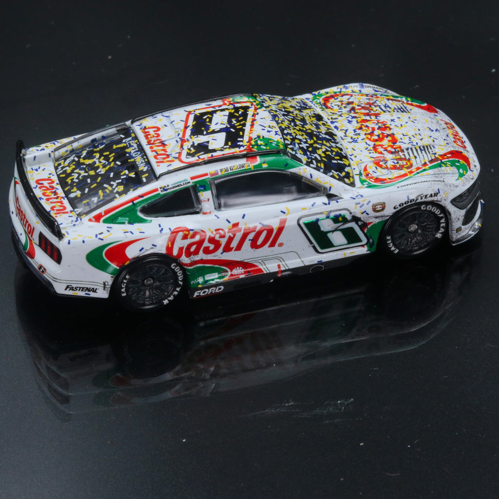 Brad Keselowski 2024 Castrol Throwback Darlington Raceway Race Win 1:64 Diecast