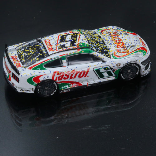 Brad Keselowski 2024 Castrol Throwback Darlington Raceway Race Win 1:64 Diecast