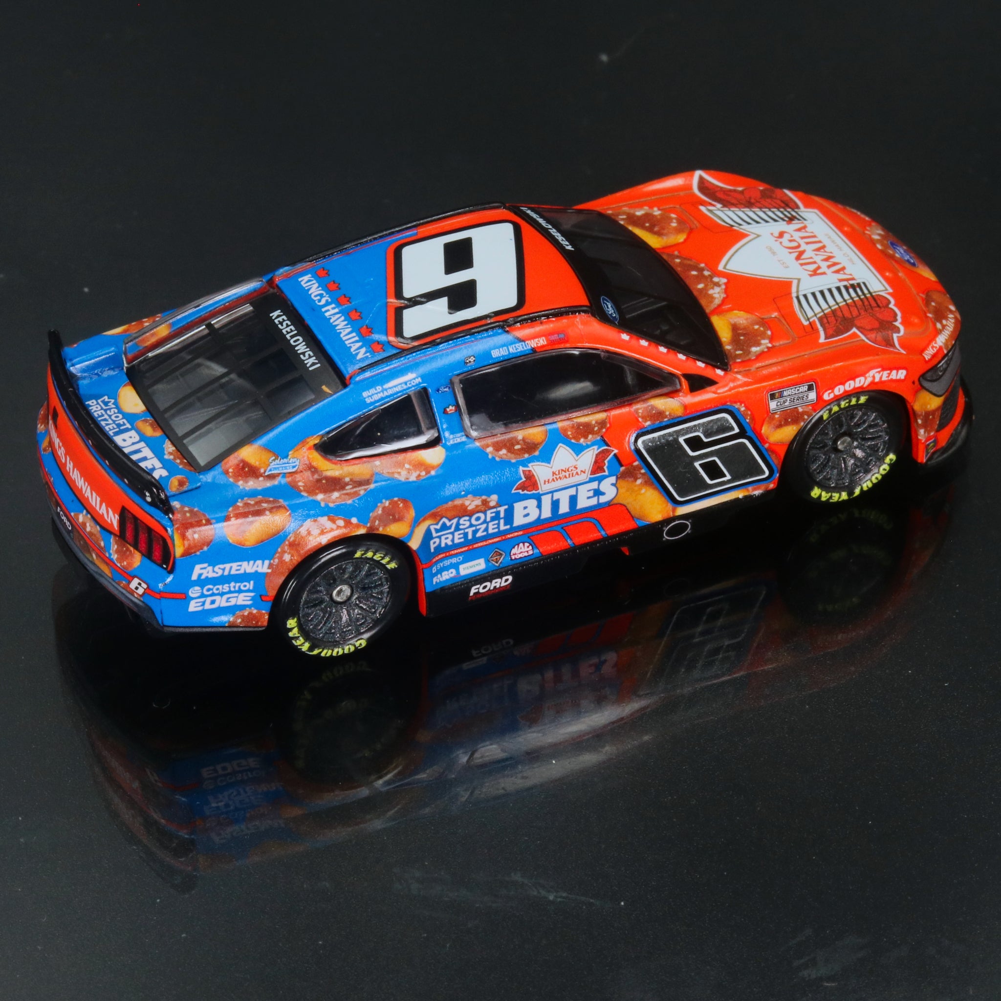 Brad Keselowski 2024 King's Hawaiian Soft Pretzel Bites 1:64 Diecast