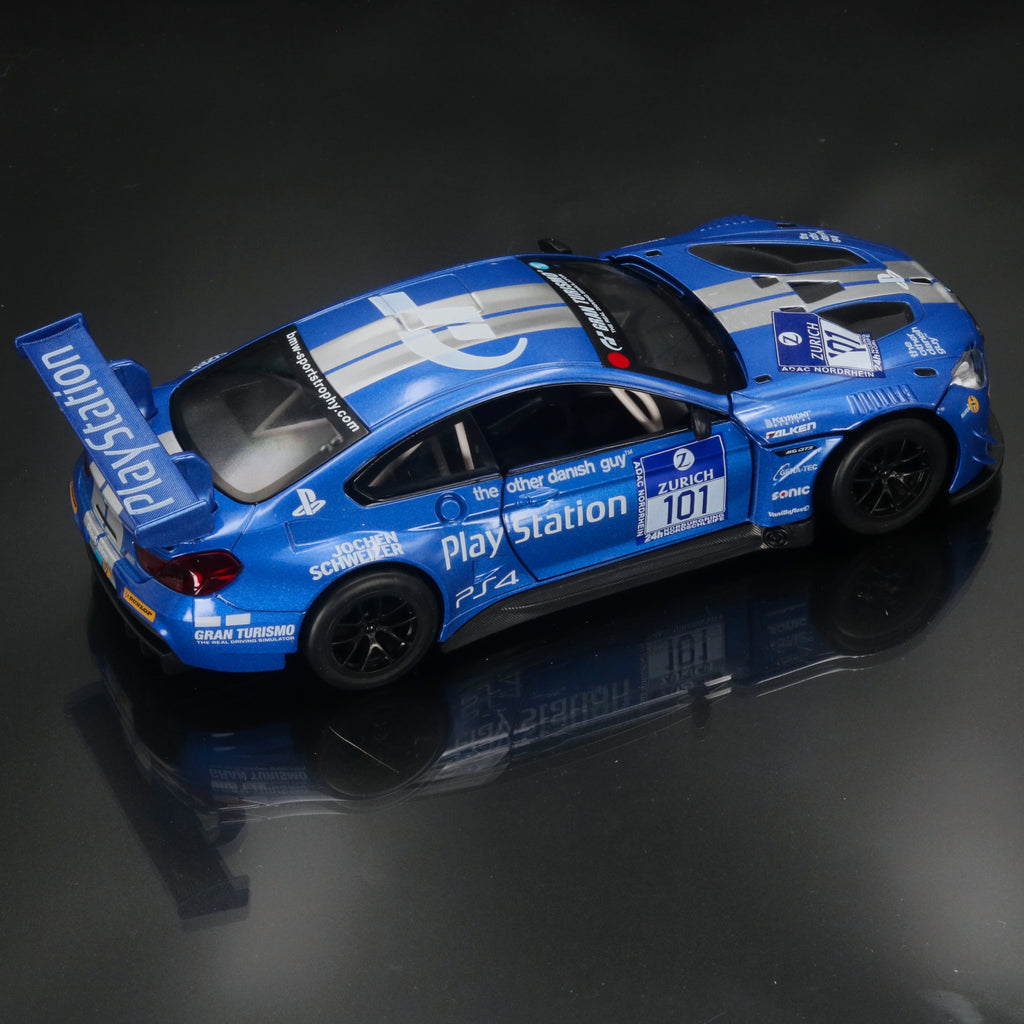 BMW M6 GT3 Gran Turismo PlayStation 2016 Nurburgring 24 Hours 1:24 Diecast