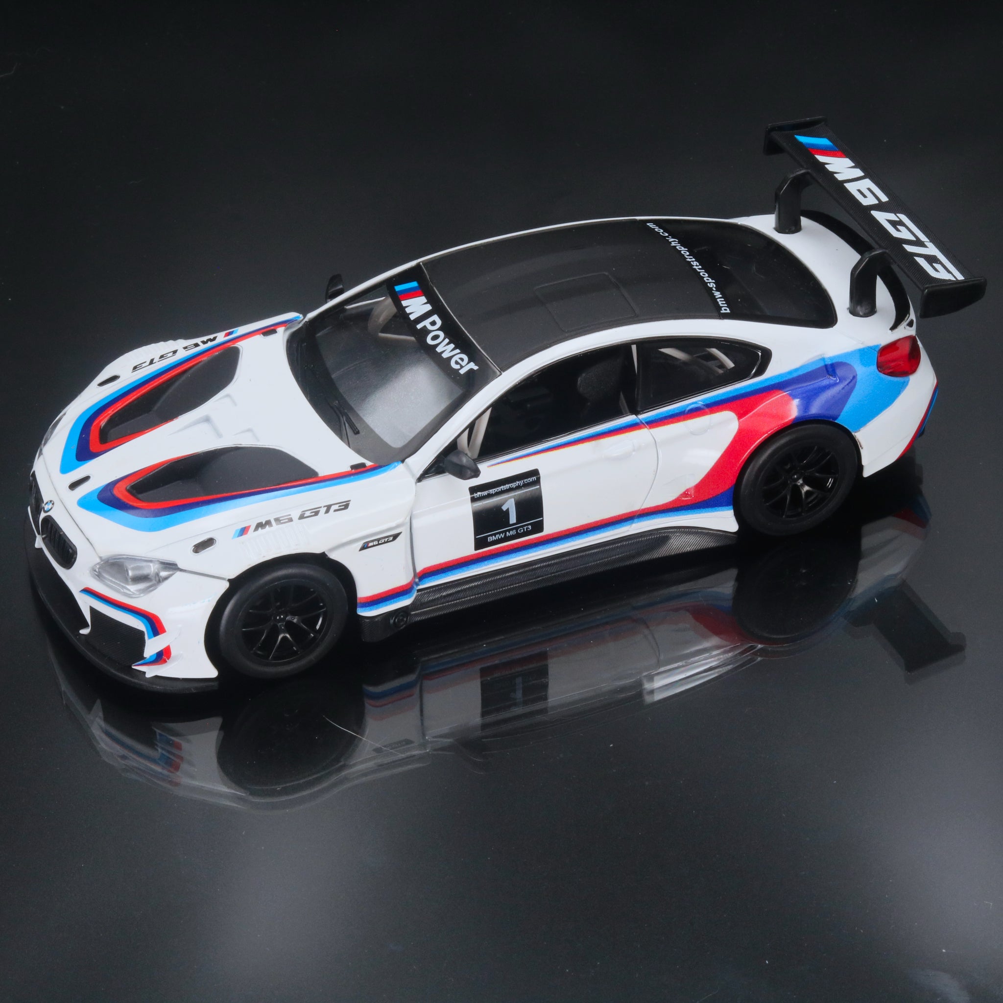 BMW M6 GT3 Sprint Model Gran Turismo 2016 1:24 Diecast