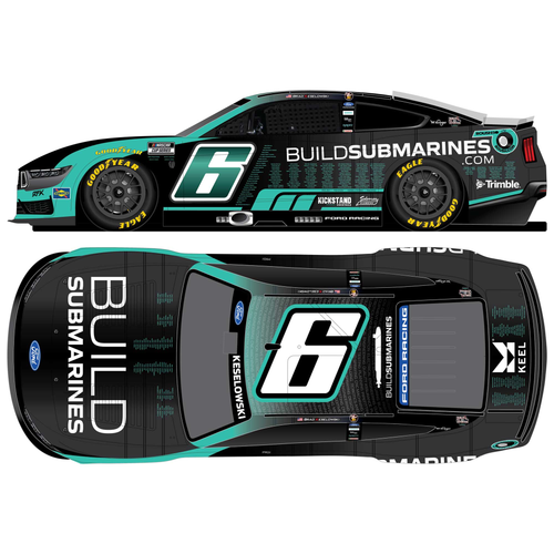 Brad Keselowski 2026 Buildsubmarines.com Tribute To Veterans 1:24 Diecast