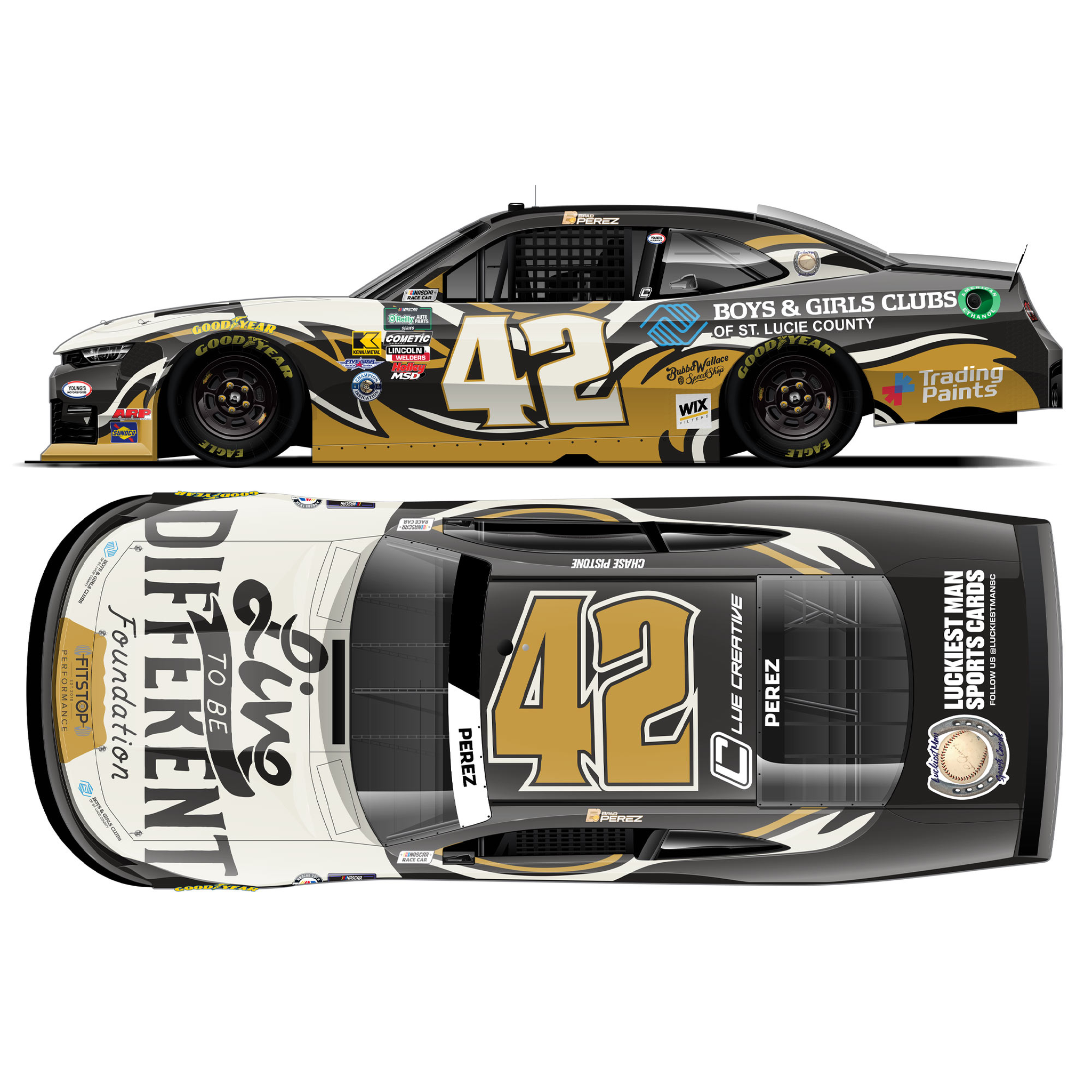 Brad Perez 2026 Live To Be Different Foundation 1:24 Diecast