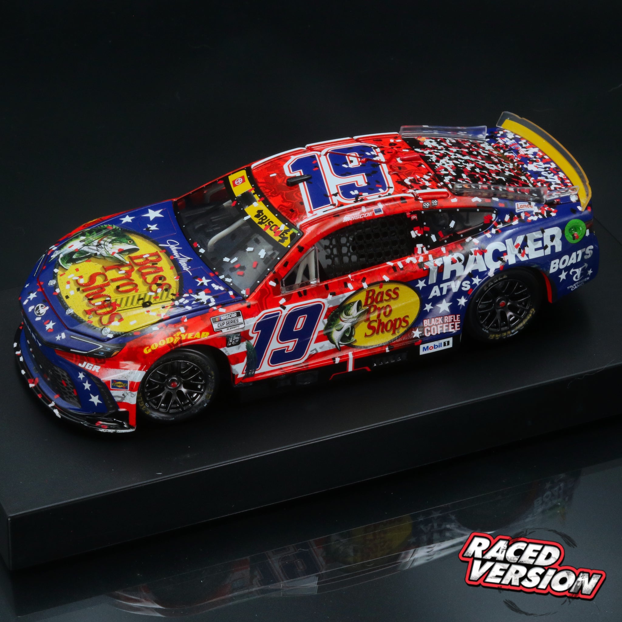 Chase Briscoe 2025 Bass Pro Shops Patriotic Darlington Raceway Race Win 1:24 Diecast