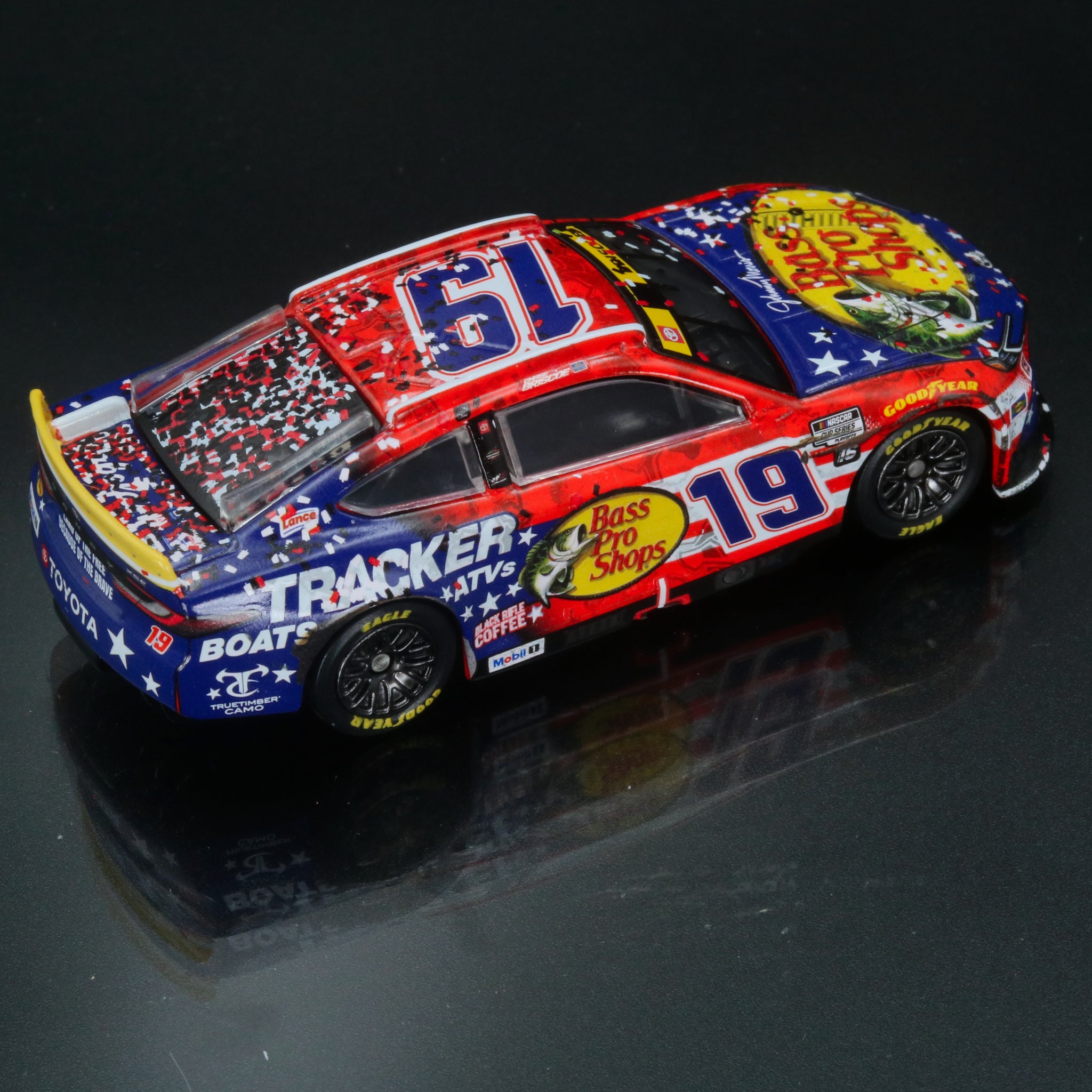 Chase Briscoe 2025 Bass Pro Shops Patriotic Darlington Raceway Race Win 1:64 Diecast
