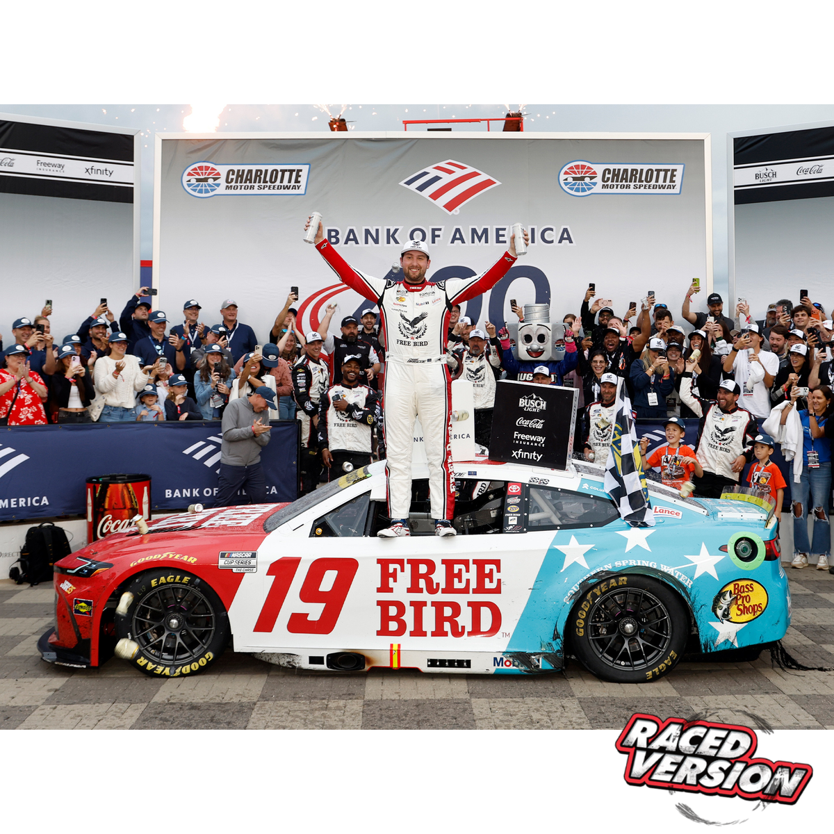 Chase Briscoe 2026 Free Bird Patriotic Charlotte Motor Speedway Race Win 1:64 Diecast