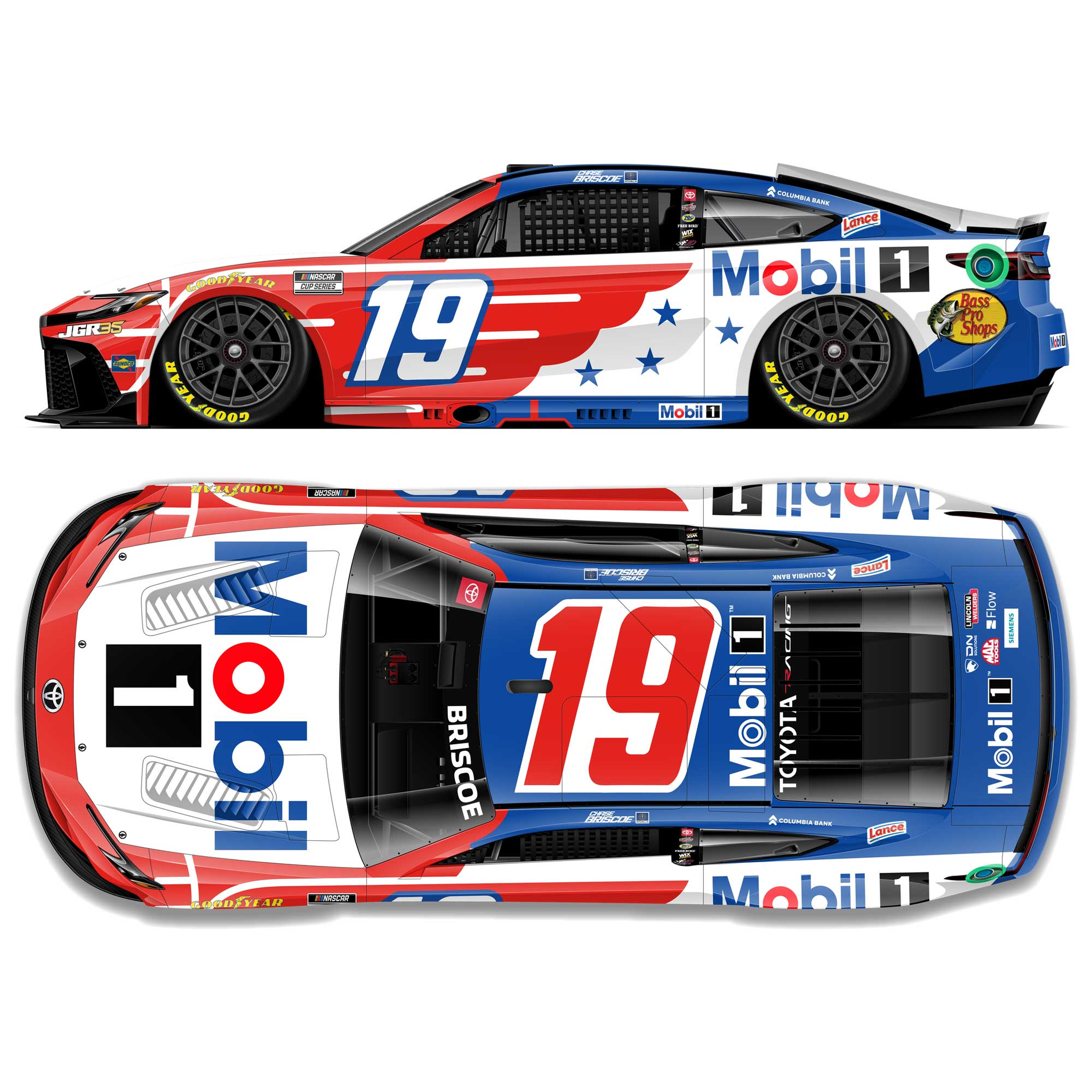 Chase Briscoe 2026 Mobil 1 1:64 Diecast
