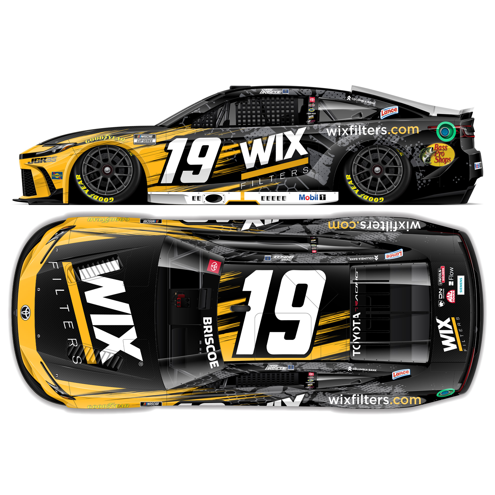 Chase Briscoe 2026 Wix Filters 1:24 Diecast