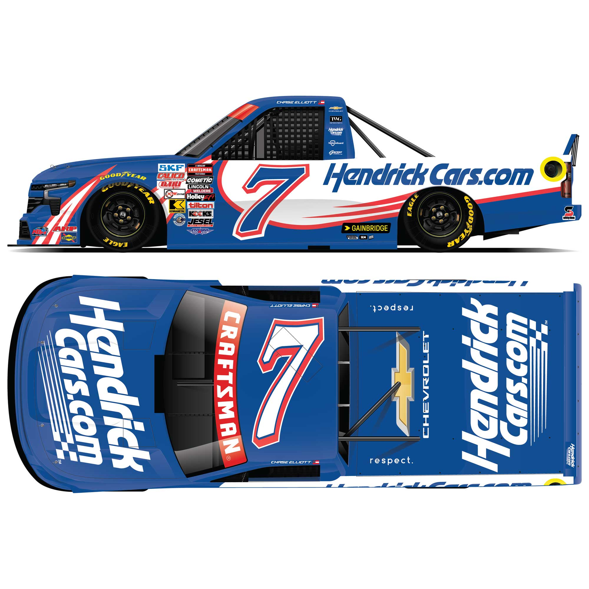 Chase Elliott 2026 HendrickCars.com 1:64 Diecast