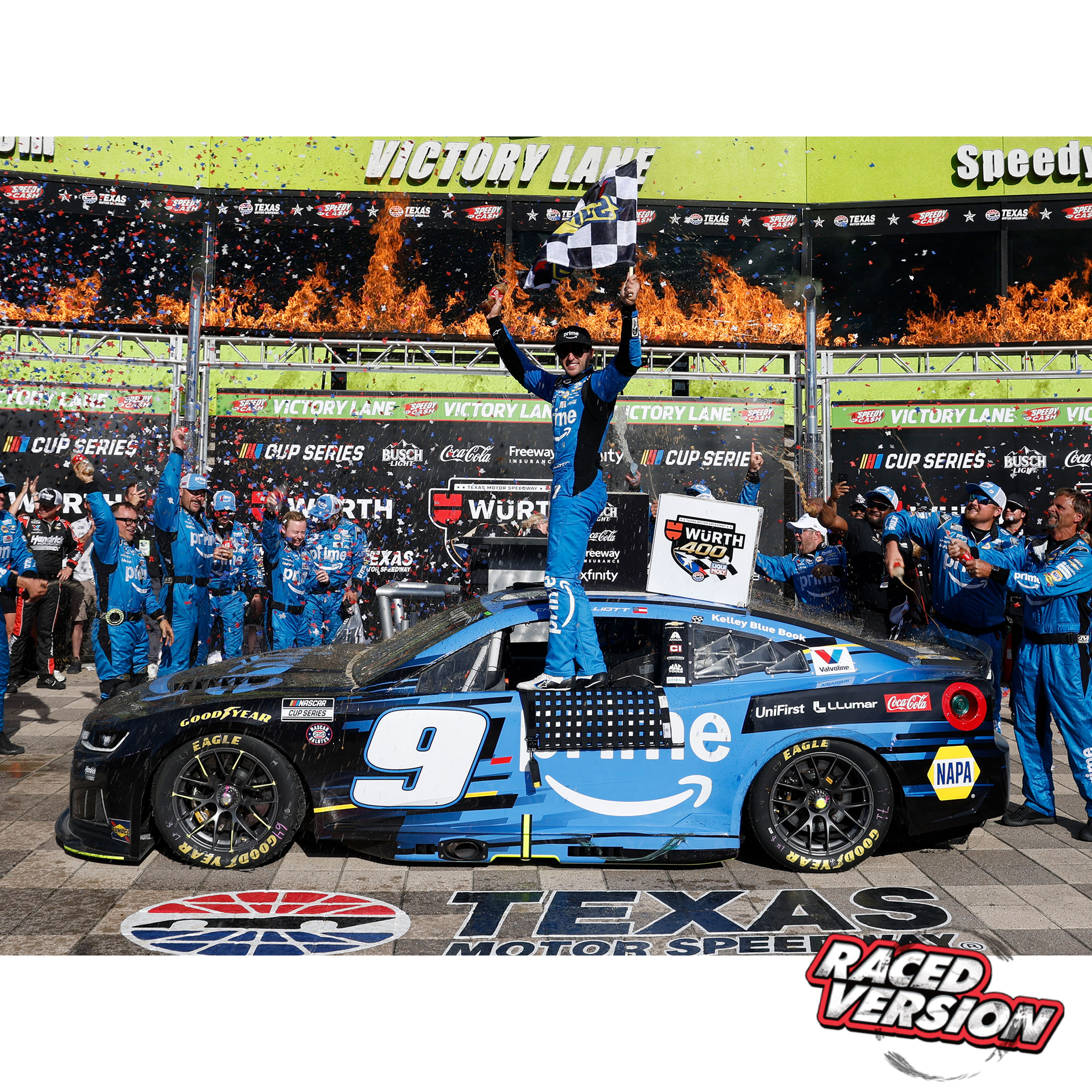 Chase Elliott 2026 Amazon Prime Texas Motor Speedway Race Win 1:24 Diecast