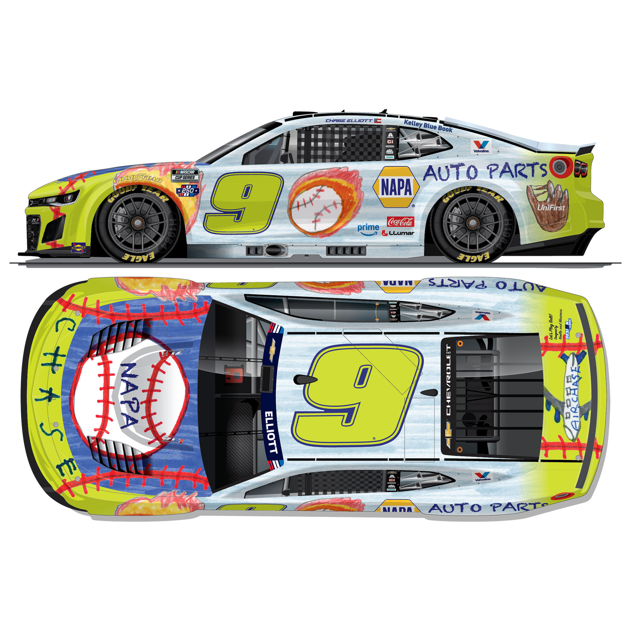 Chase Elliott 2026 NAPA Children’s Healthcare Of Atlanta 1:64 Diecast