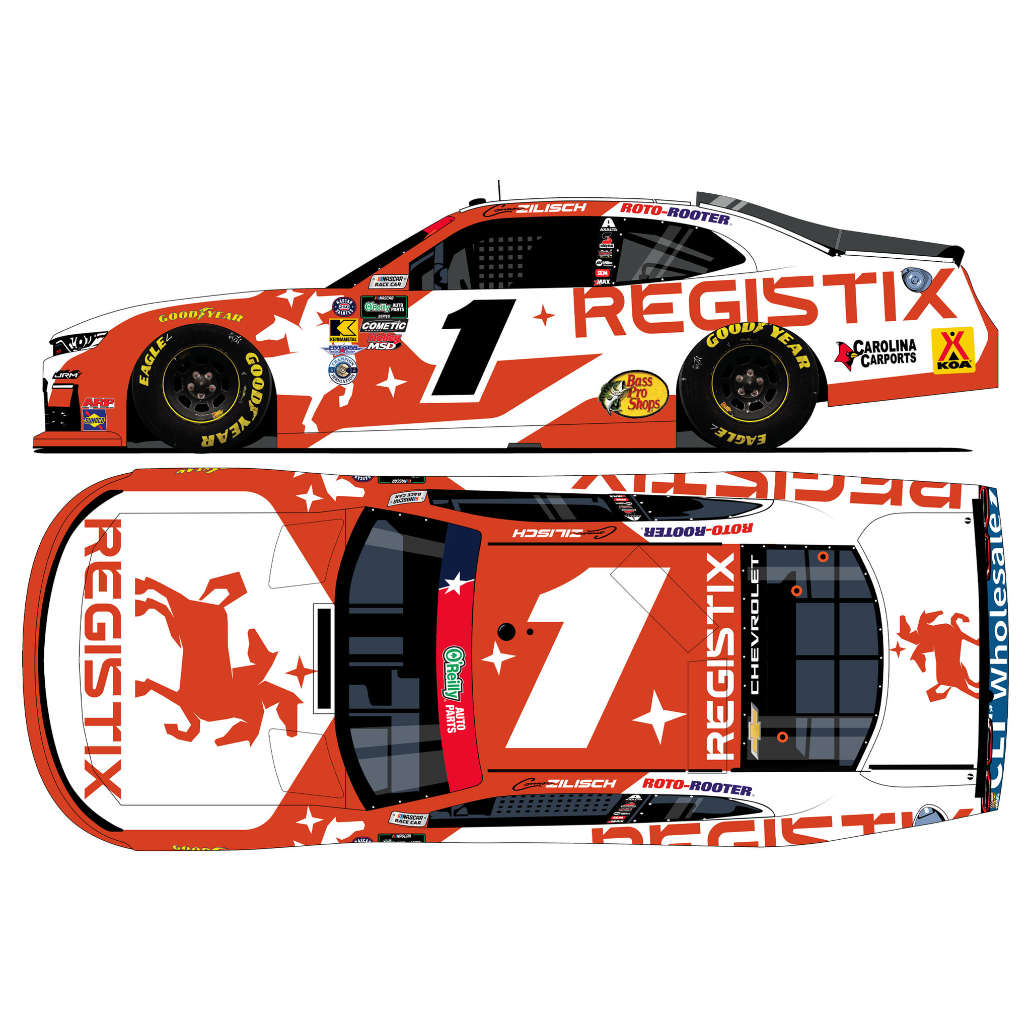 Connor Zilisch 2026 Registix 1:24 Diecast