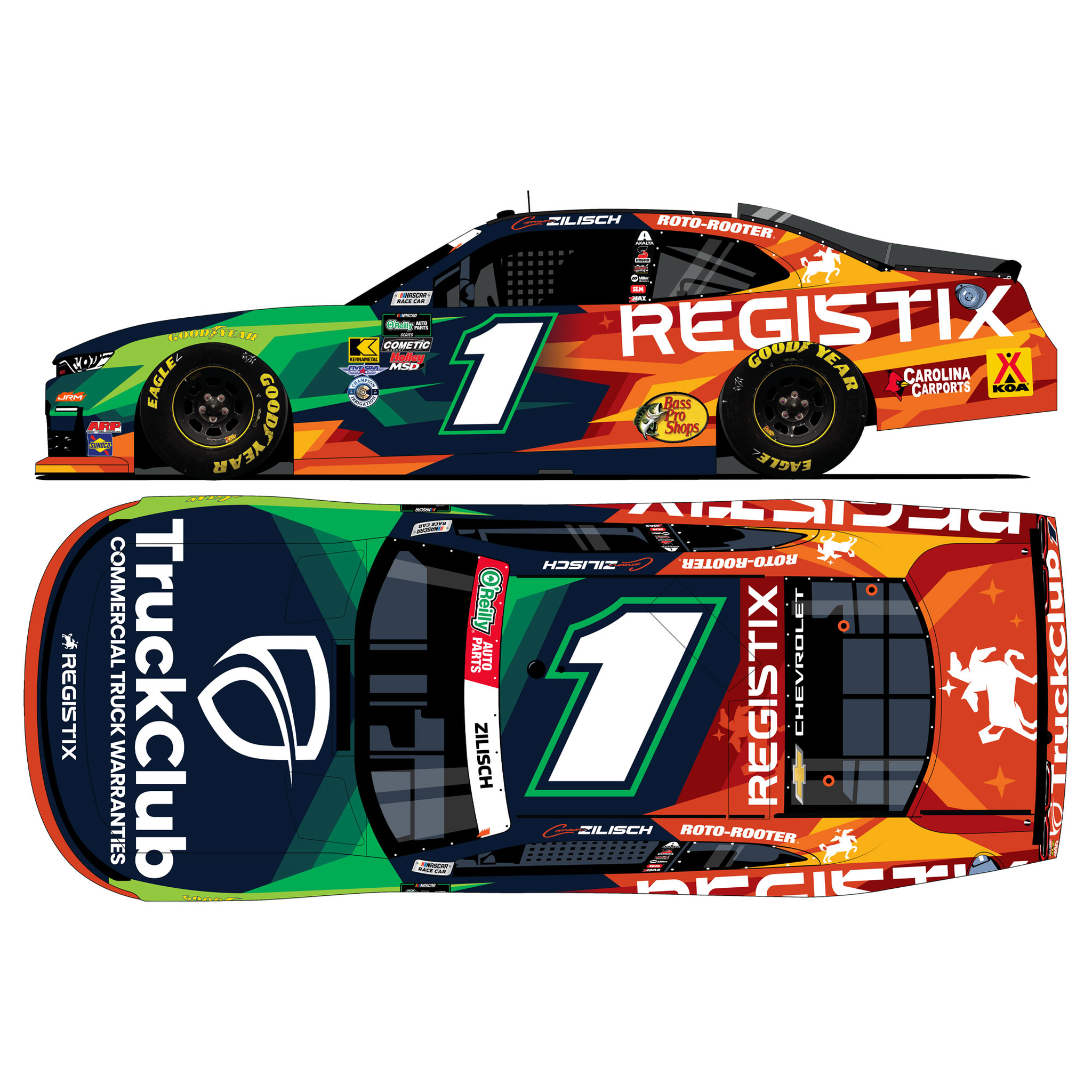 Connor Zilisch 2026 Registix / Truck Club 1:24 Diecast