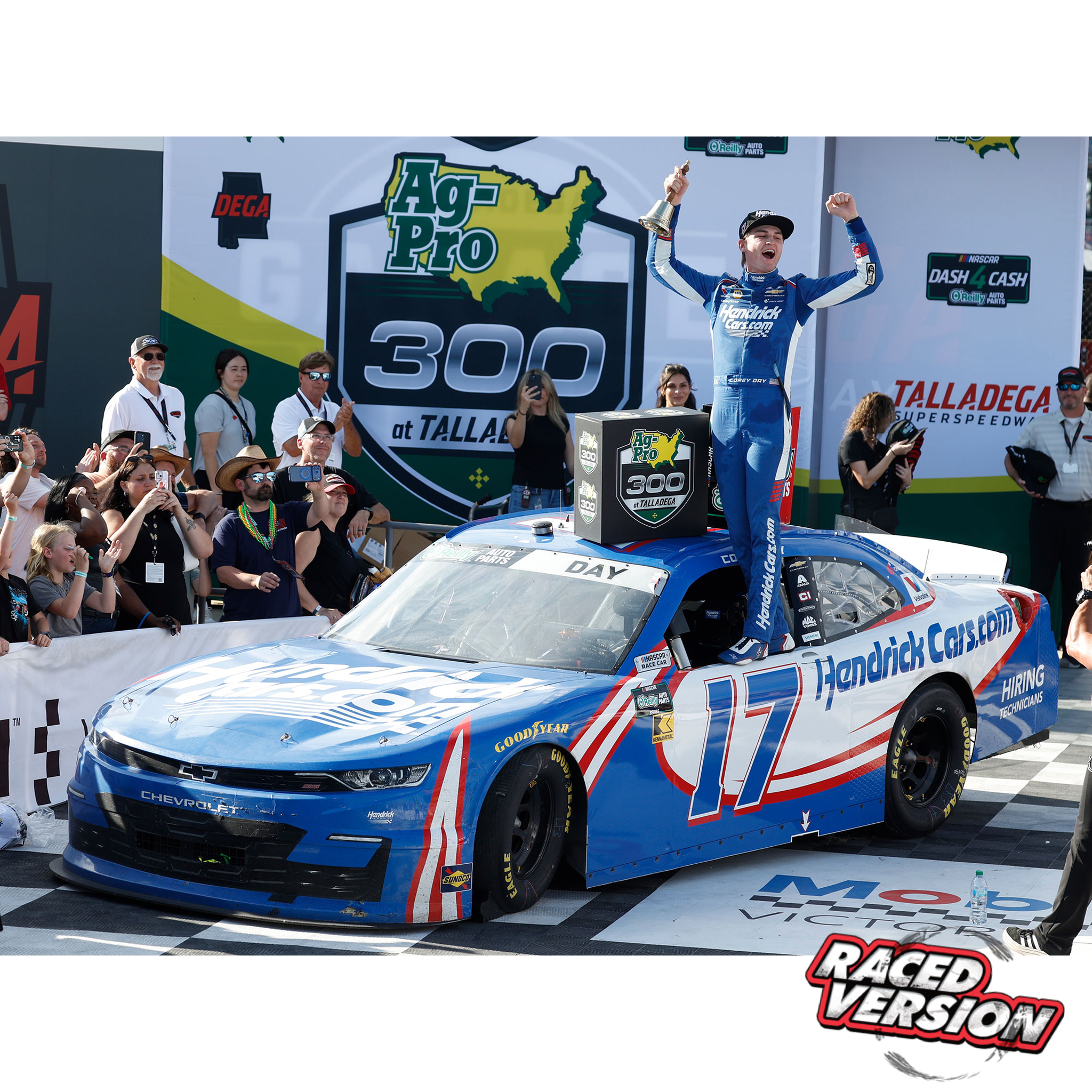 Corey Day 2026 HendrickCars.com Talladega Superspeedway Race Win 1:24 Diecast