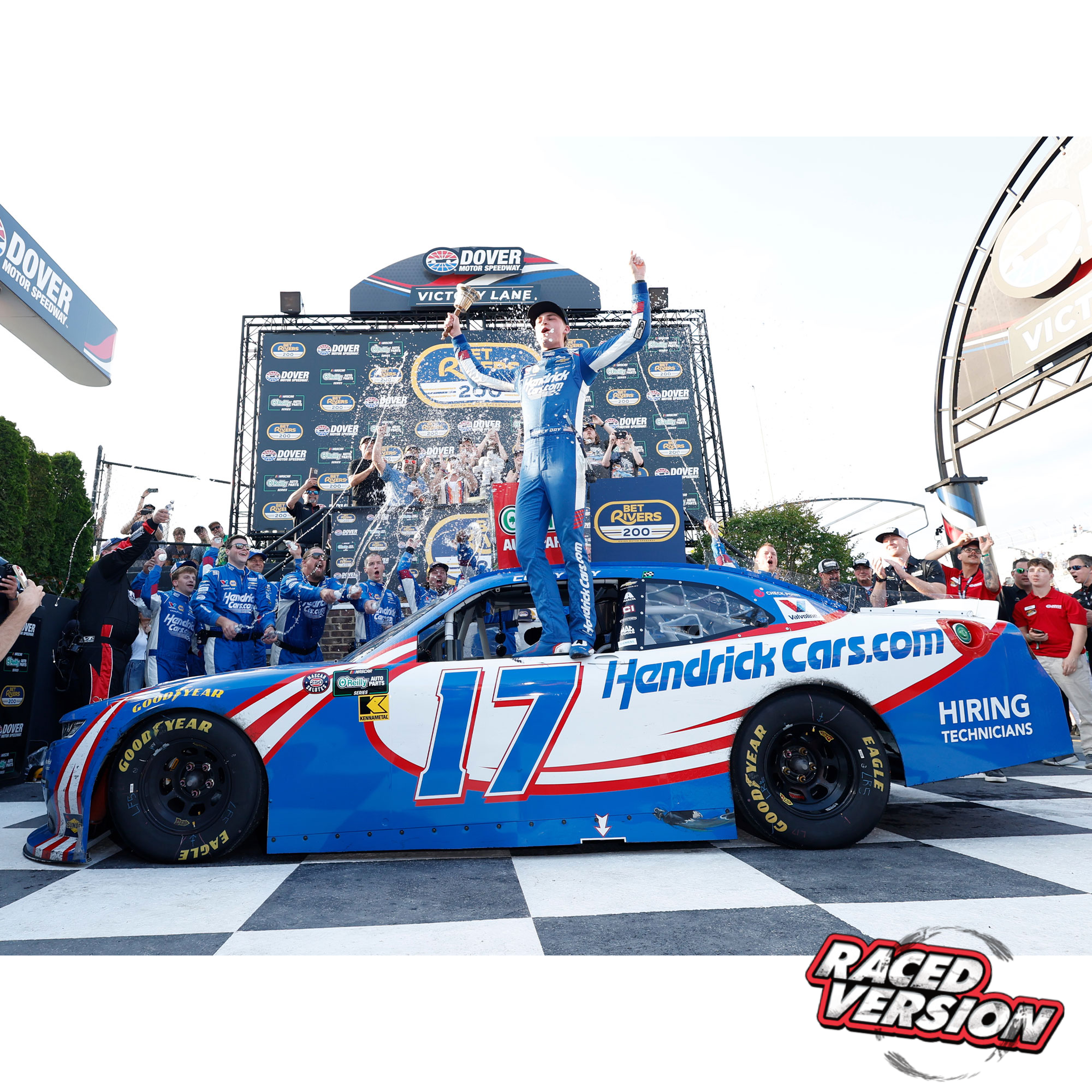 Corey Day 2026 HendrickCars.com Dover Motor Speedway Race Win 1:24 Diecast