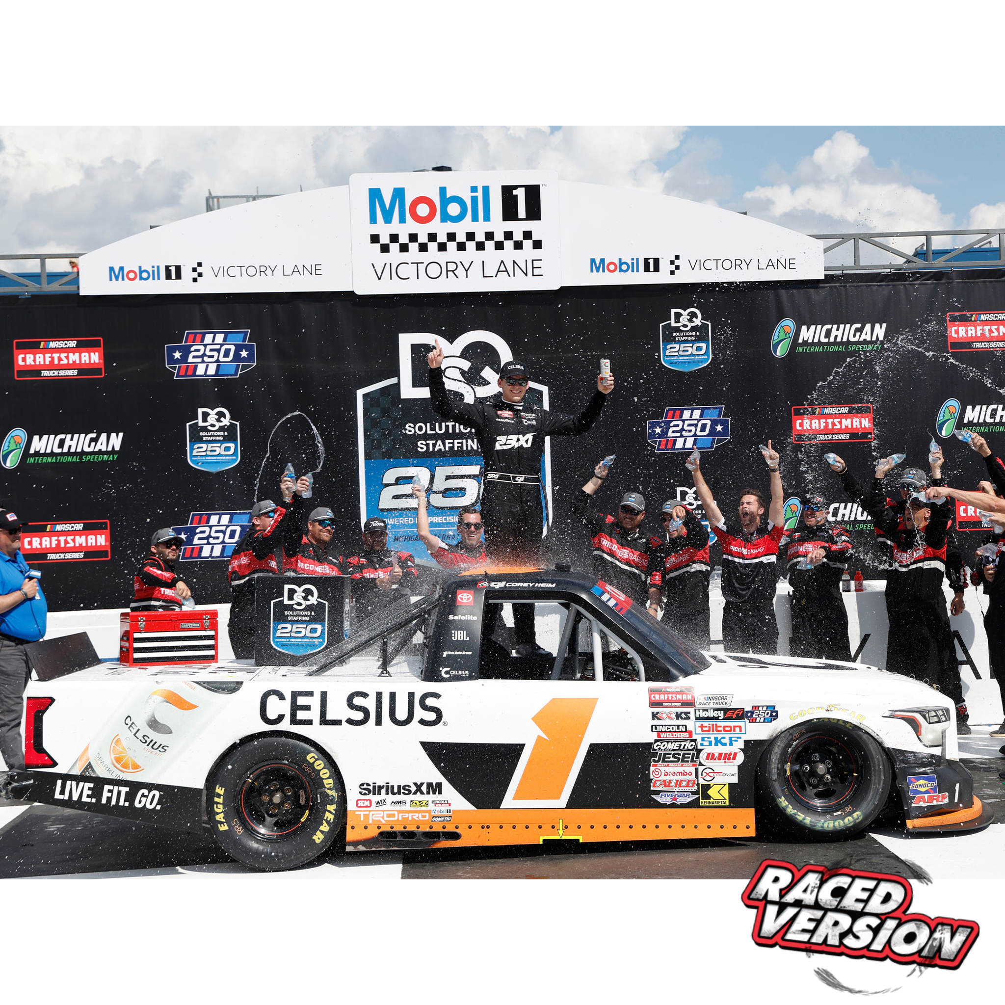 Corey Heim 2026 Celsius Michigan International Speedway Race Win 1:64 Diecast