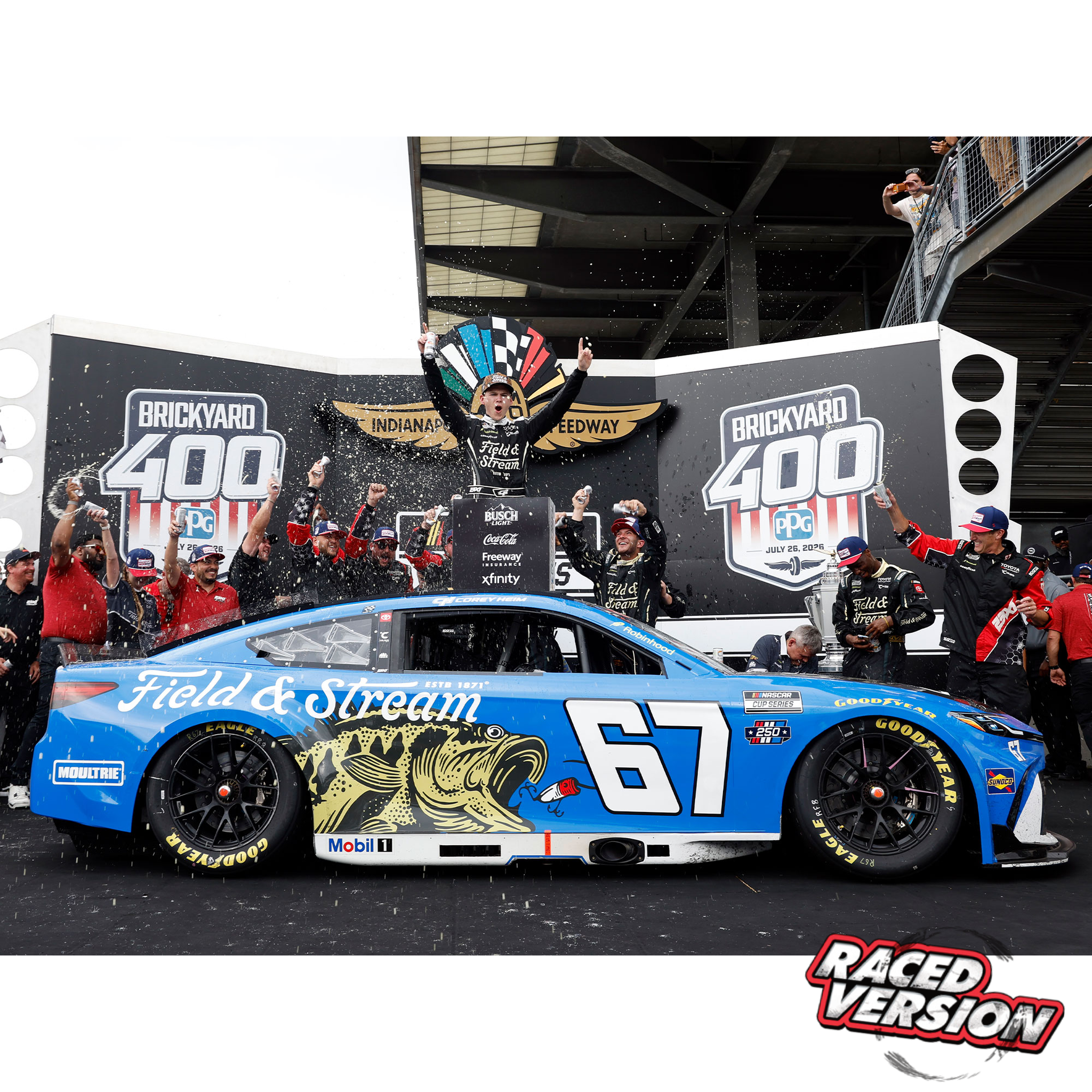 Corey Heim 2026 Field & Stream Indianapolis Motor Speedway Brickyard 400 Win 1:24 Diecast
