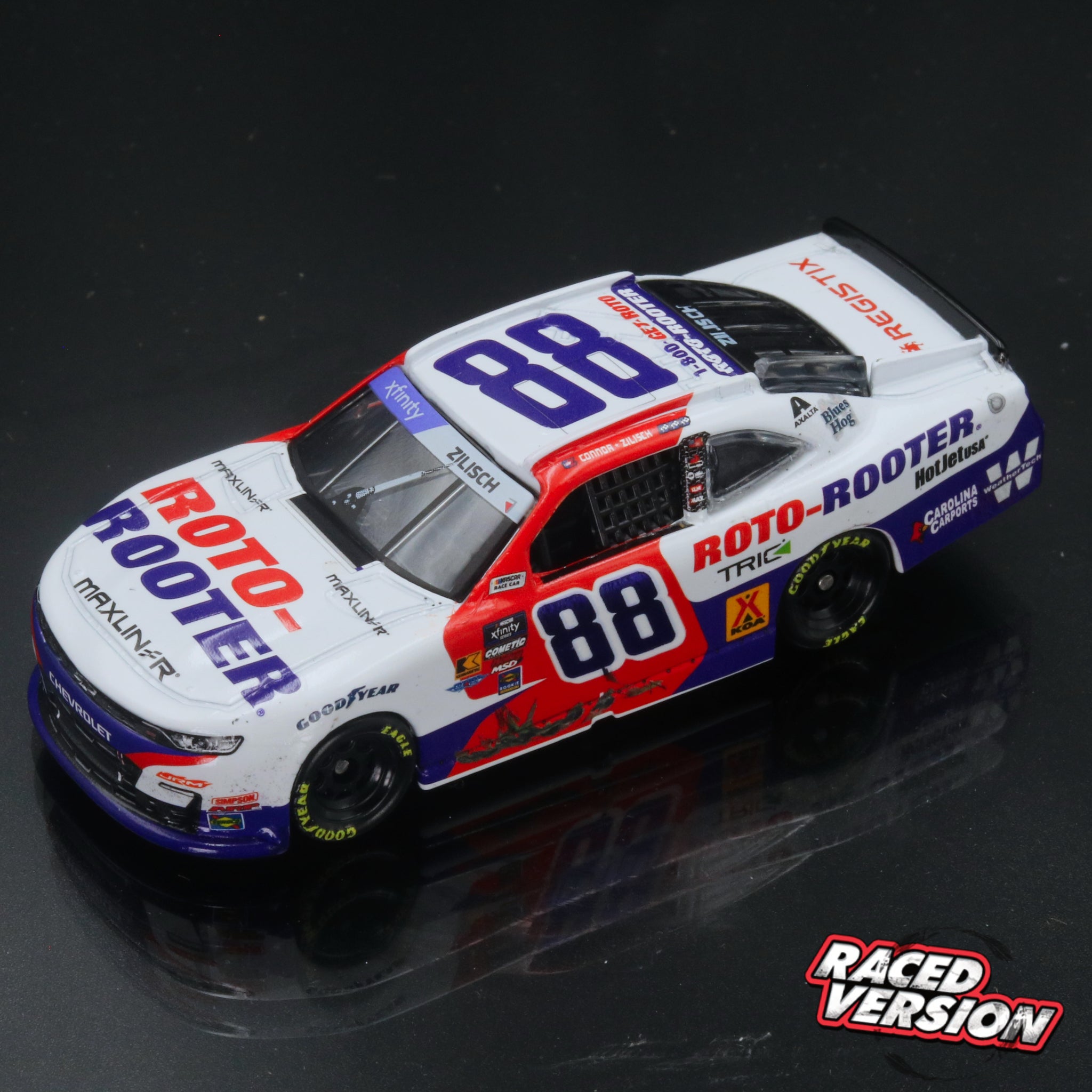 Connor Zilisch 2025 Roto-Rooter Sonoma Raceway Race Win 1:64 Diecast