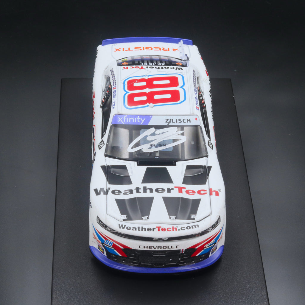 Connor Zilisch 2025 Weathertech Charlotte Motor Speedway Roval Race Win Autographed 1:24 Diecast